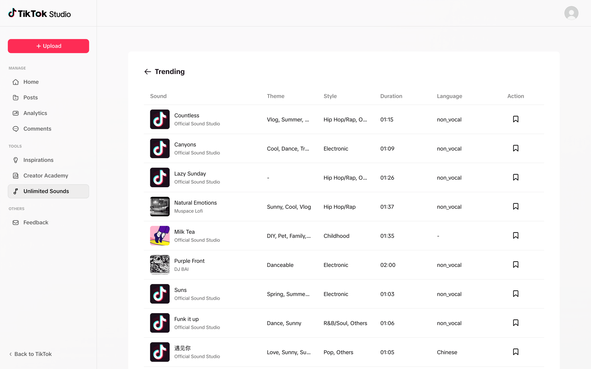 TikTok Web Social Networking interface screenshot 16