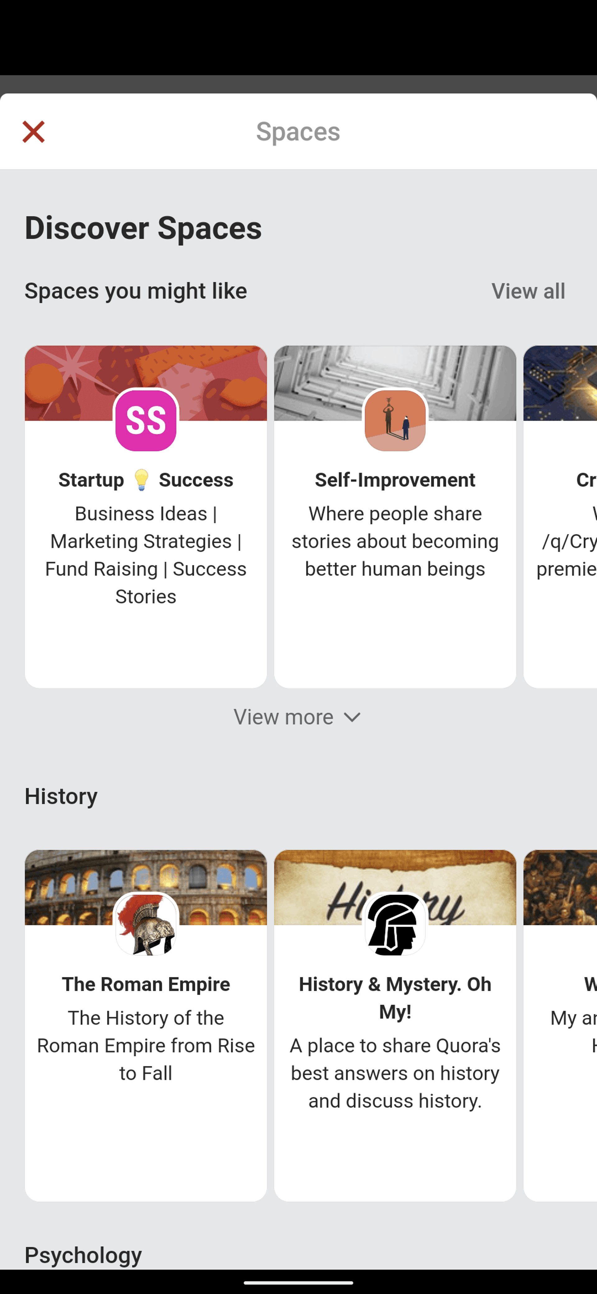 Quora Android News interface screenshot 15