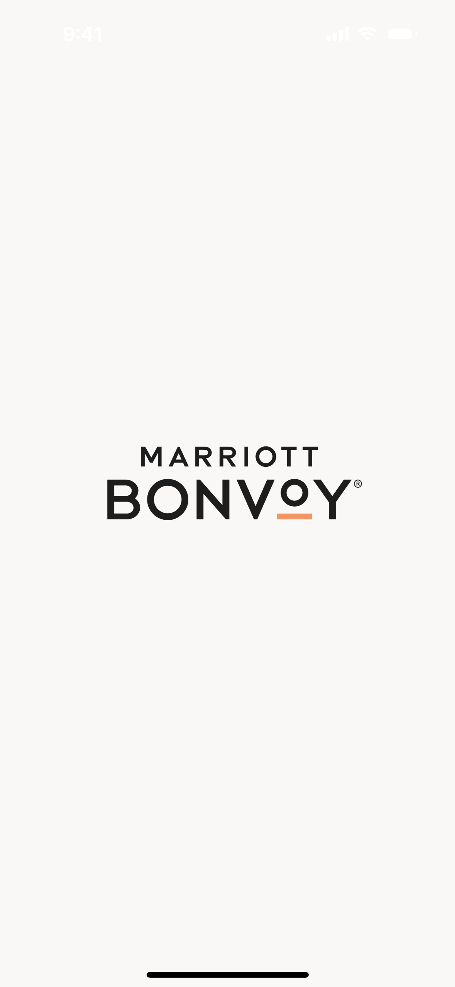 Marriott Bonvoy iOS Travel & Transportation interface screenshot 1