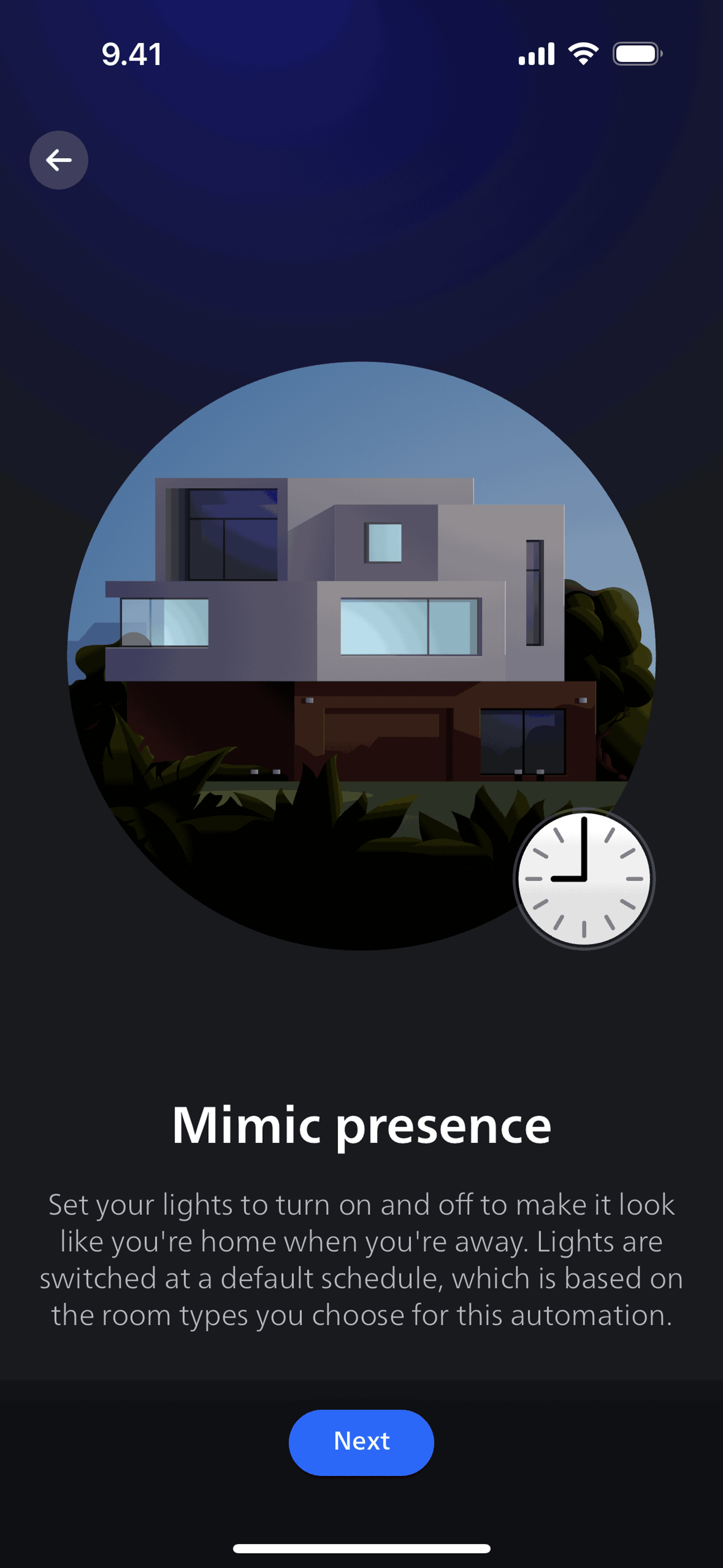 Philips Hue iOS Lifestyle interface screenshot 15