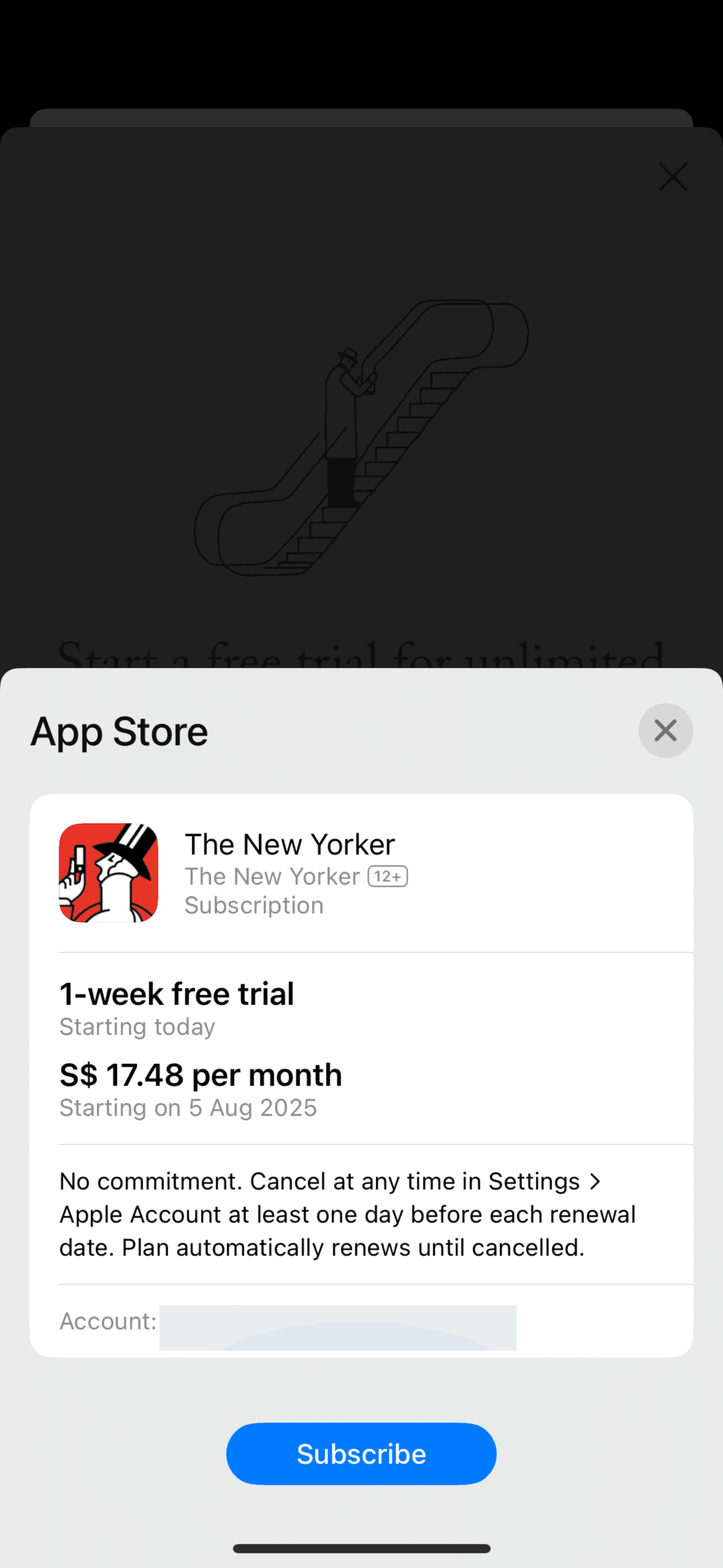 The New Yorker iOS News interface screenshot 3