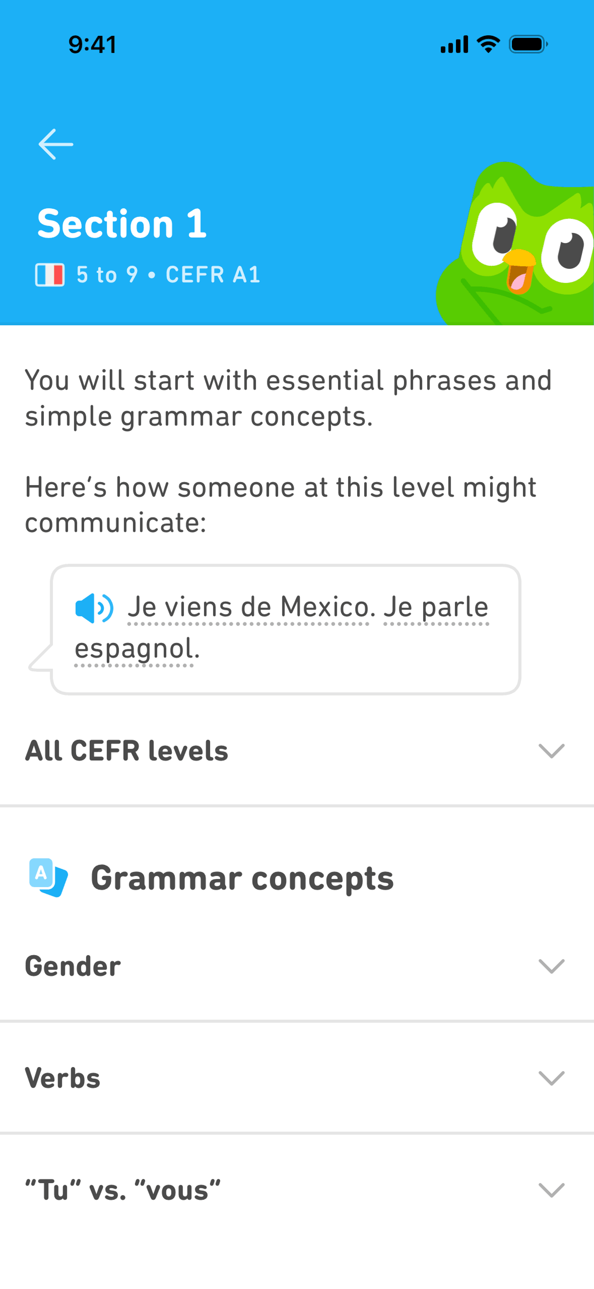 Duolingo iOS Education interface screenshot 13