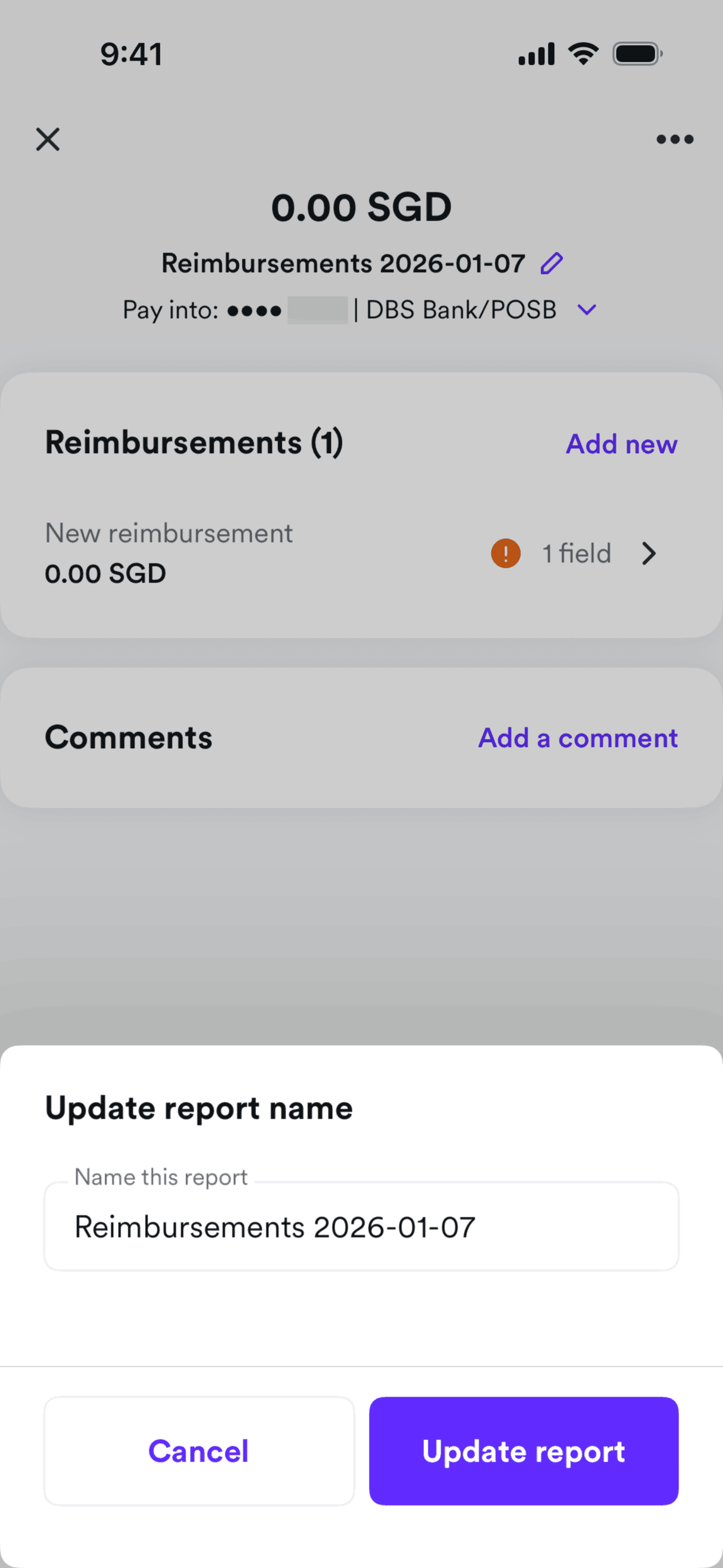 Airwallex iOS Finance interface screenshot 4