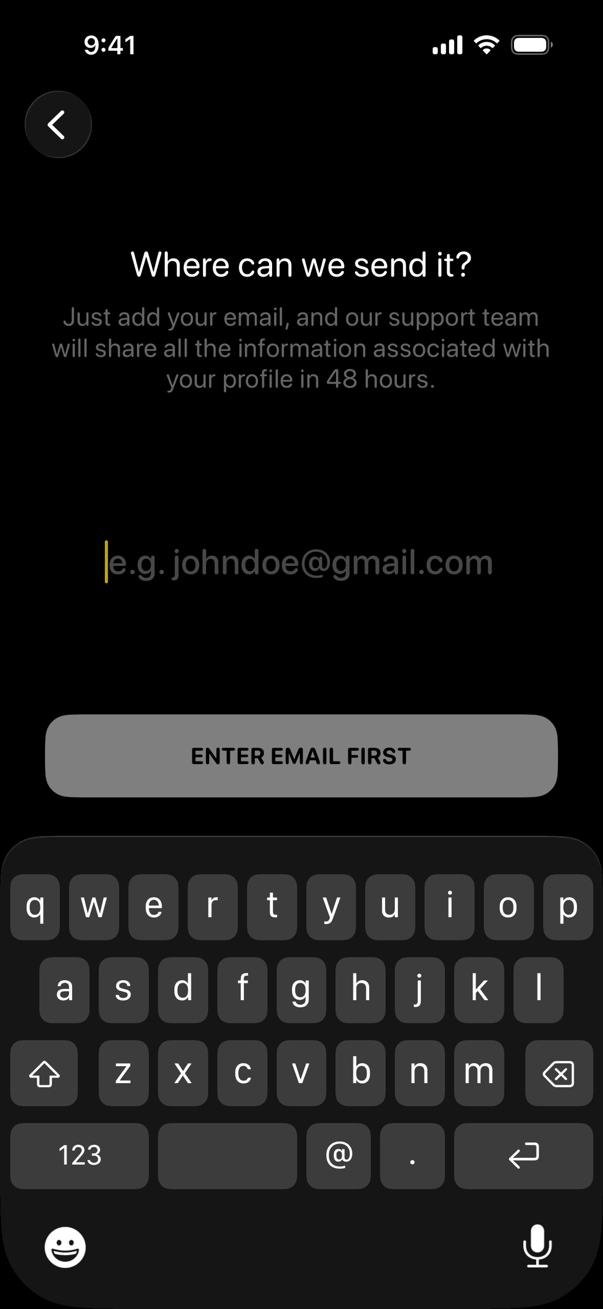 yope iOS Social Networking interface screenshot 9
