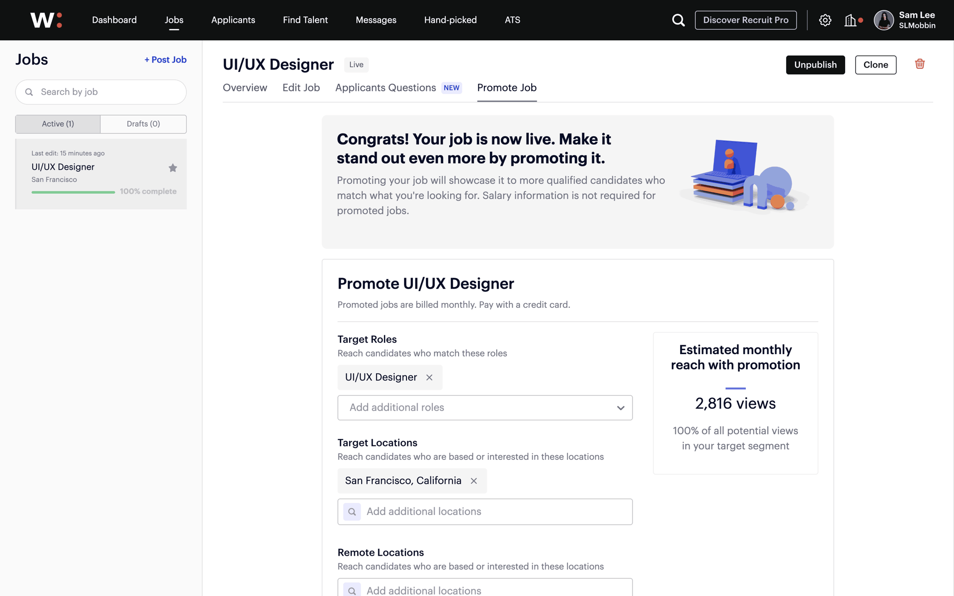 Wellfound Web Jobs & Recruitment interface screenshot 6