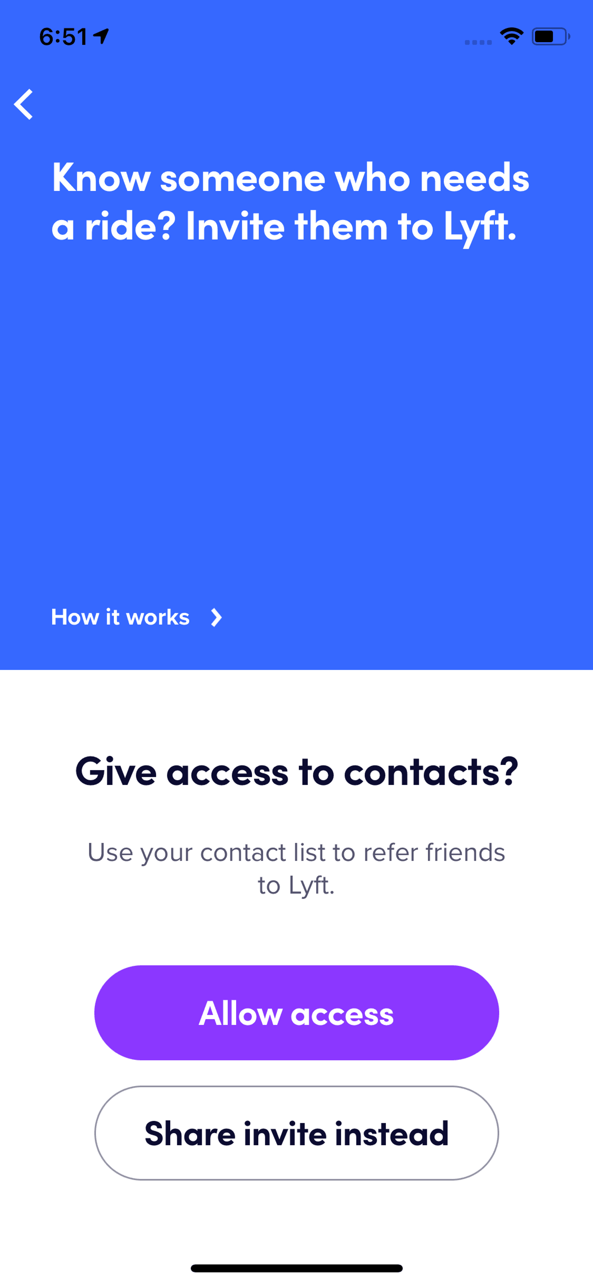 Lyft iOS Travel & Transportation interface screenshot 19