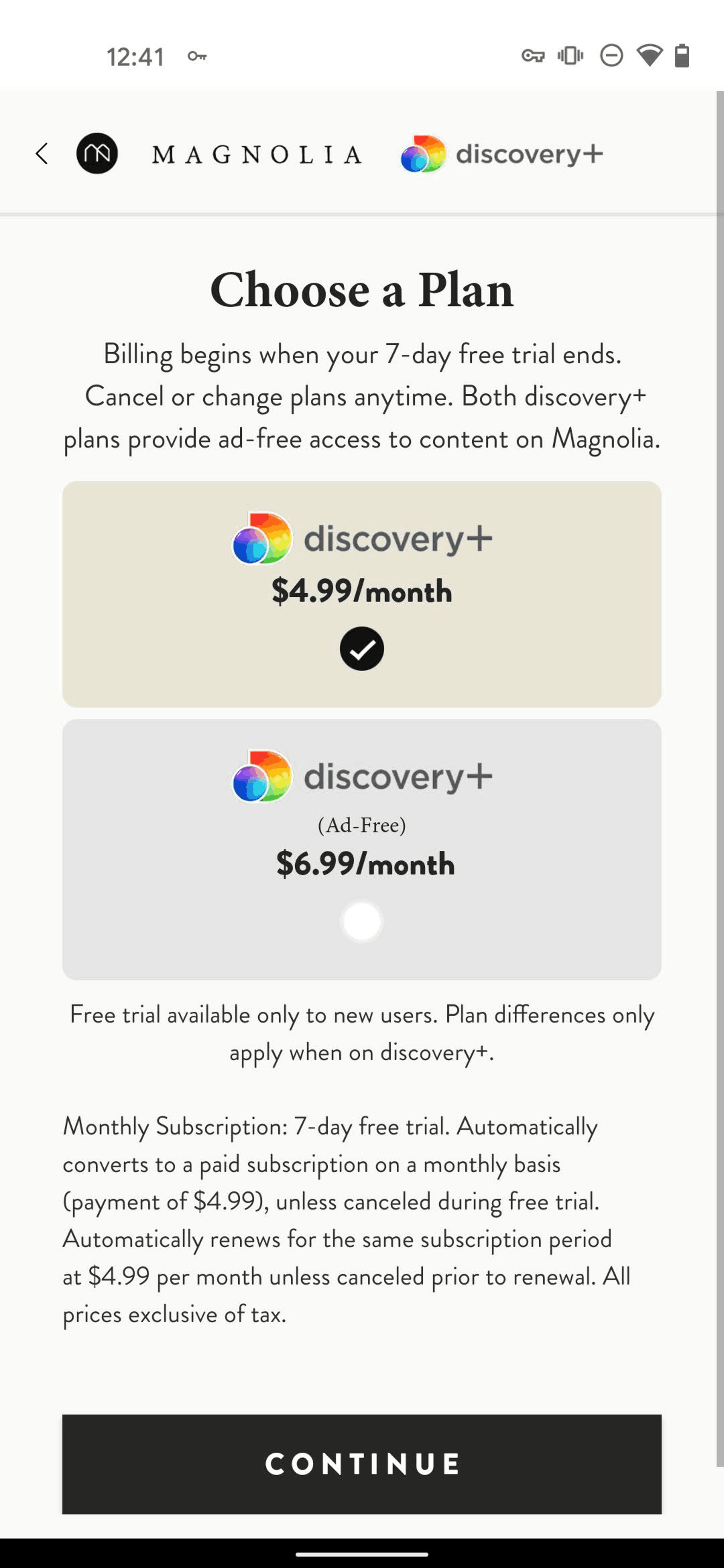 Magnolia Android Entertainment interface screenshot 21