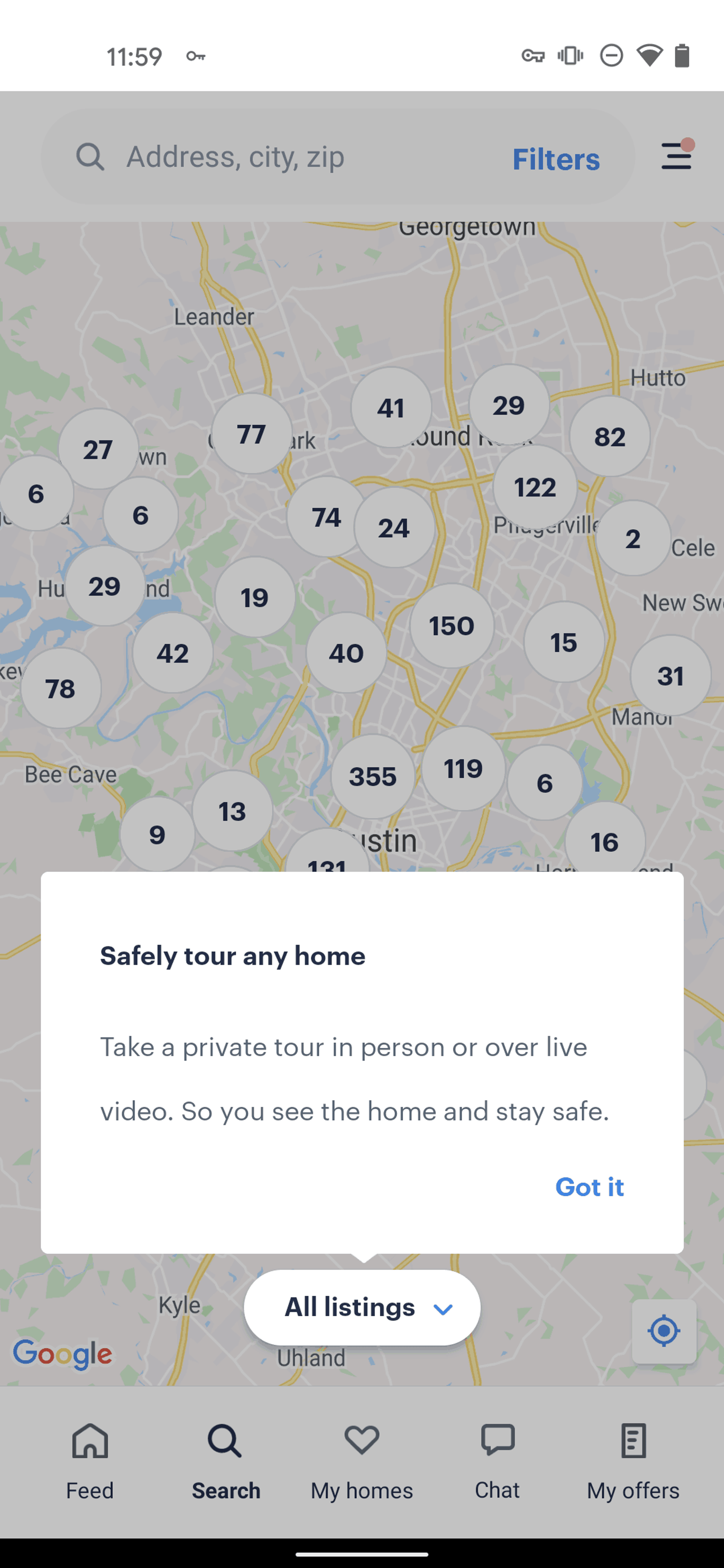 Opendoor Android Lifestyle interface screenshot 12