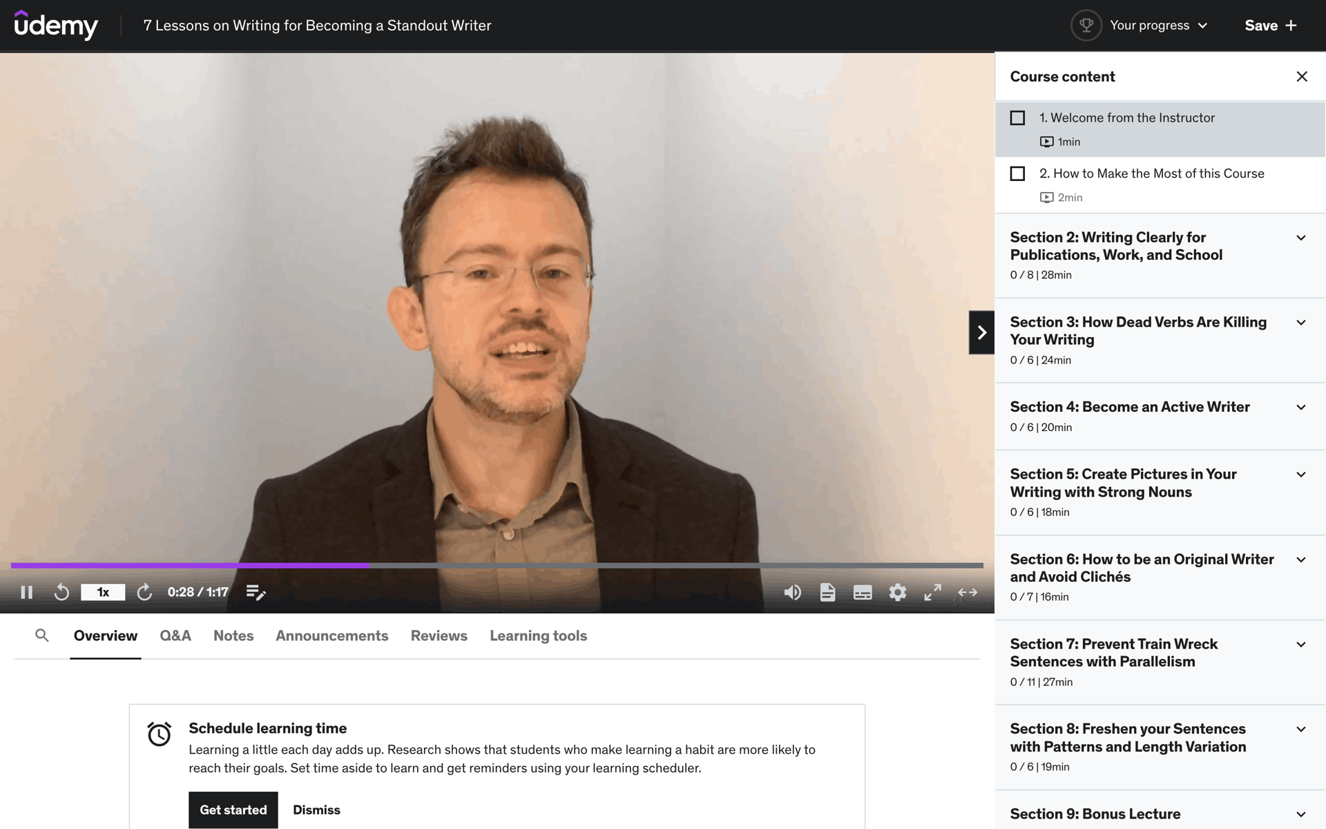 Udemy Web Education interface screenshot 20