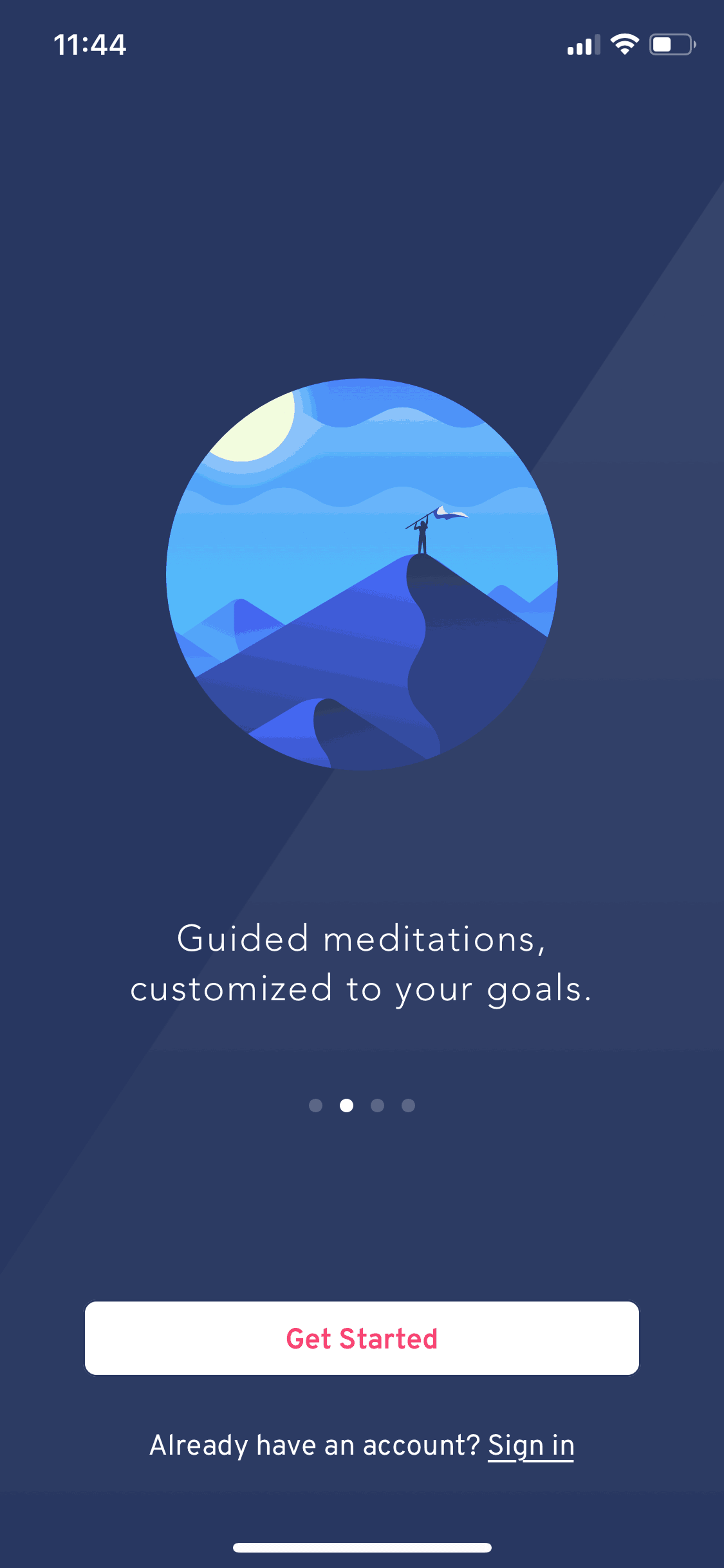 Brightmind iOS Health & Fitness interface screenshot 3