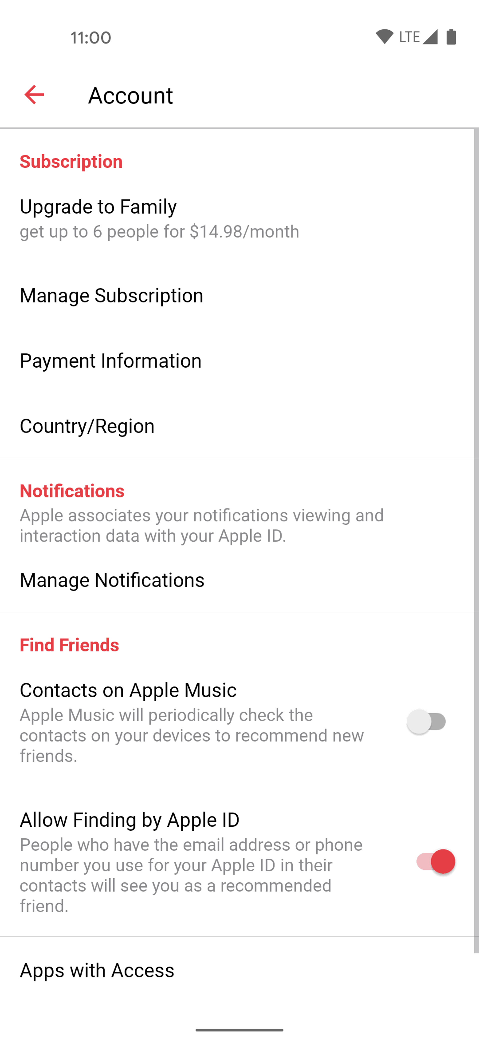 Apple Music Android Music & Audio interface screenshot 13