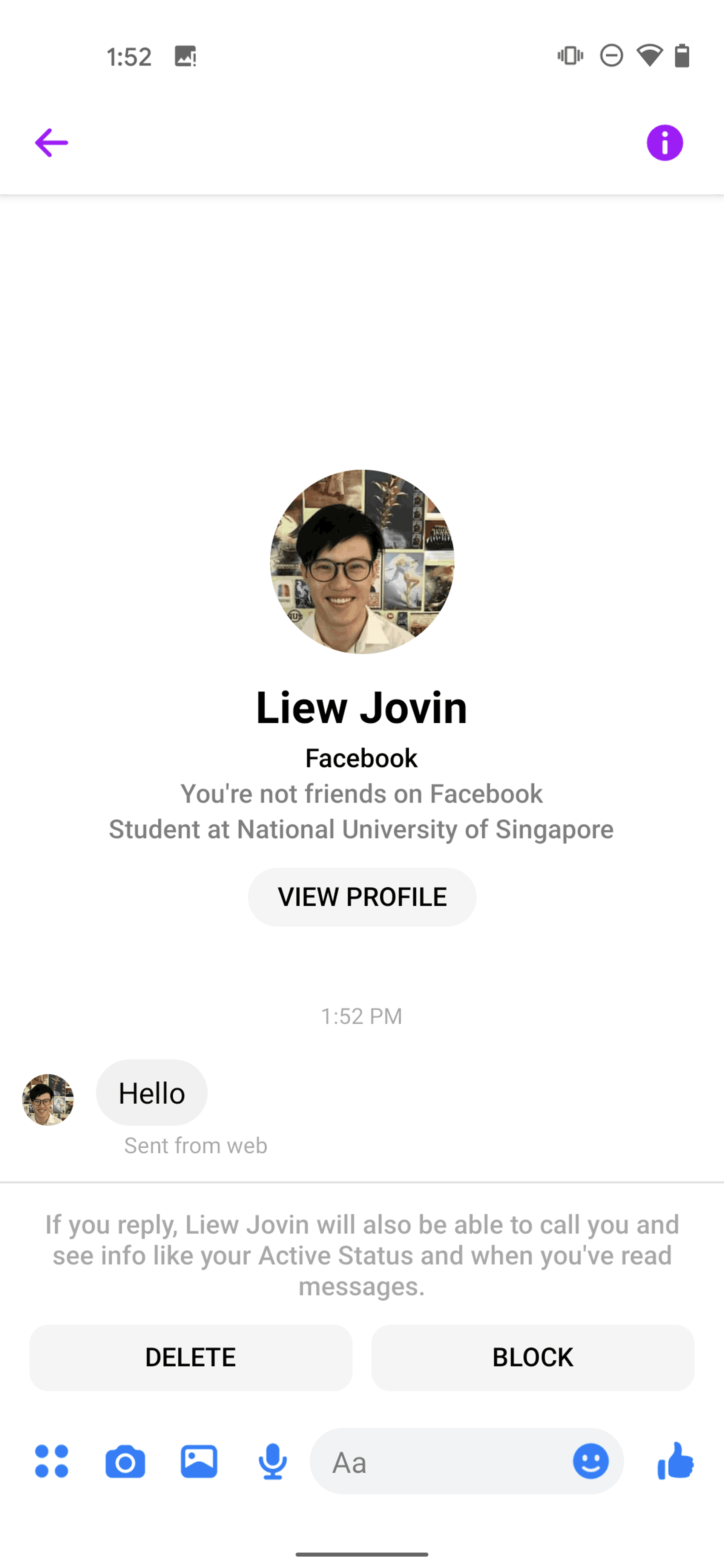 Messenger Android Social Networking interface screenshot 21