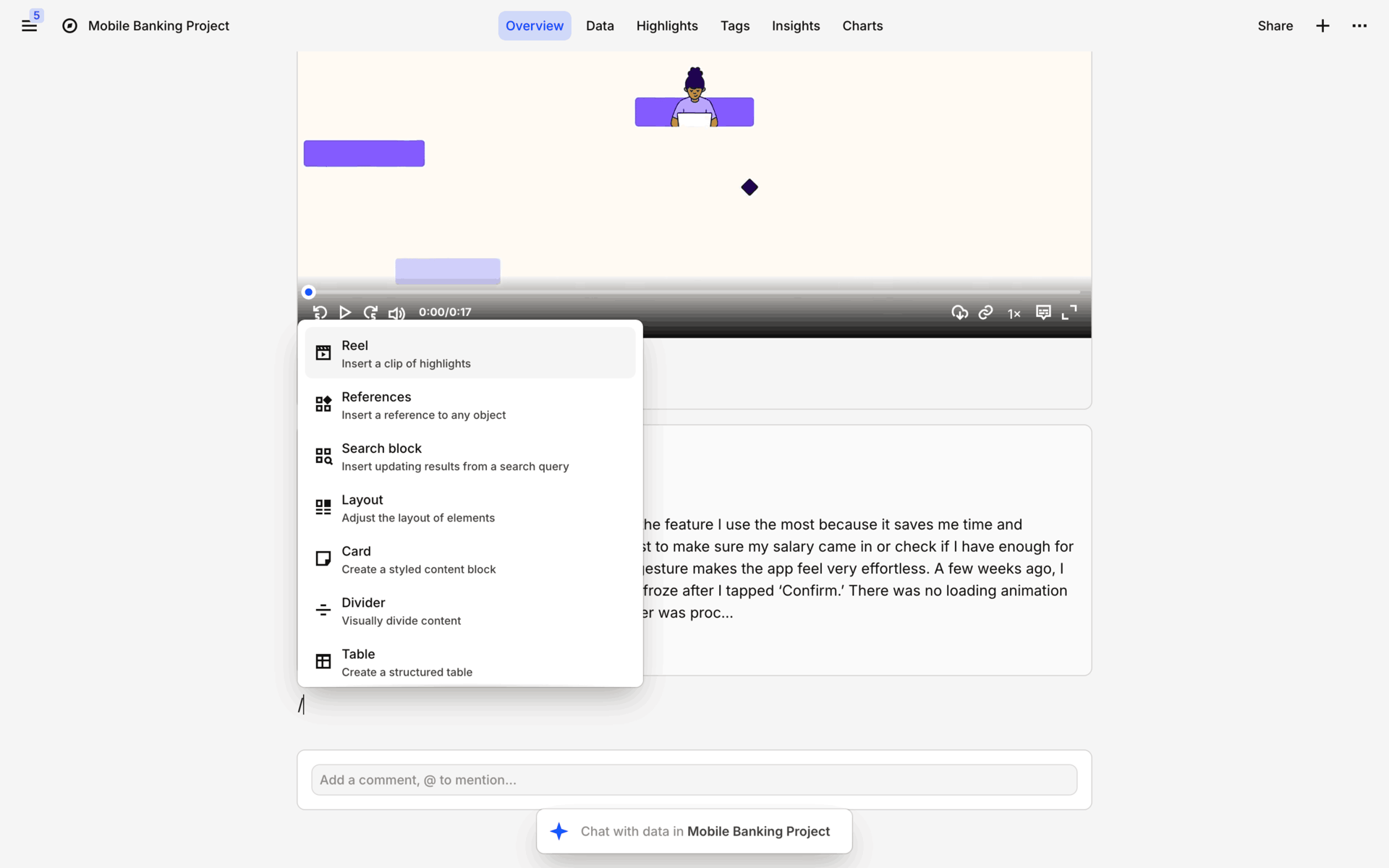 Dovetail Web Business interface screenshot 18