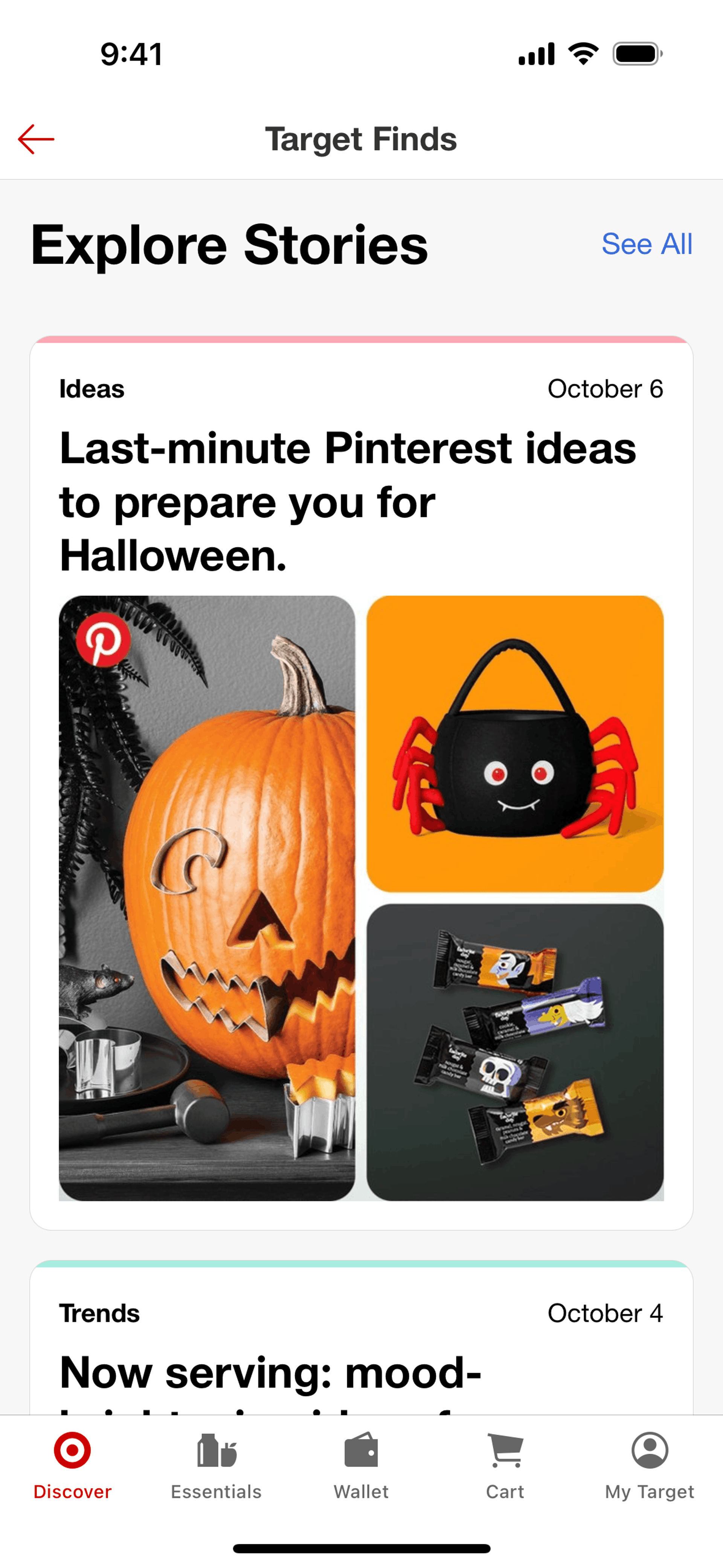 Target iOS Shopping interface screenshot 7