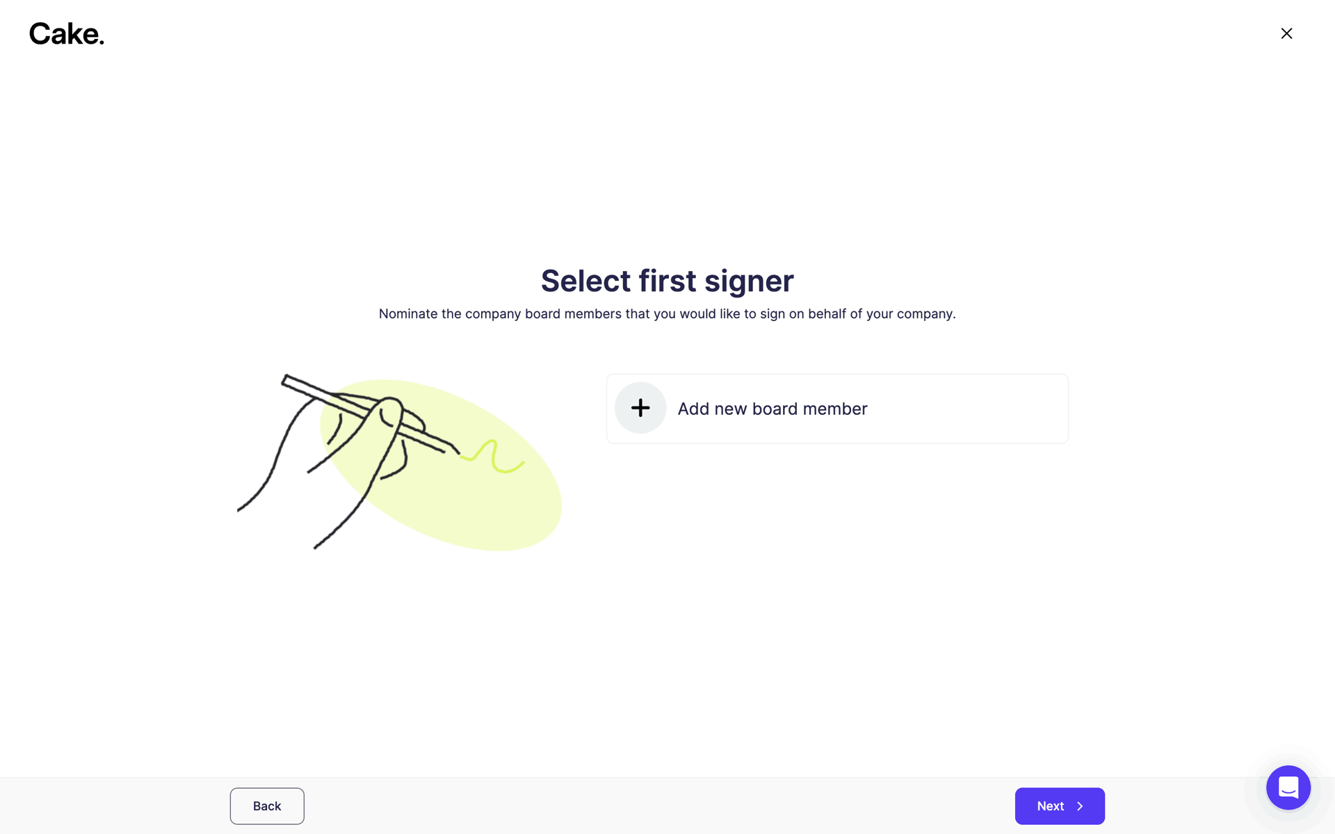 Cake Equity Web Business interface screenshot 16