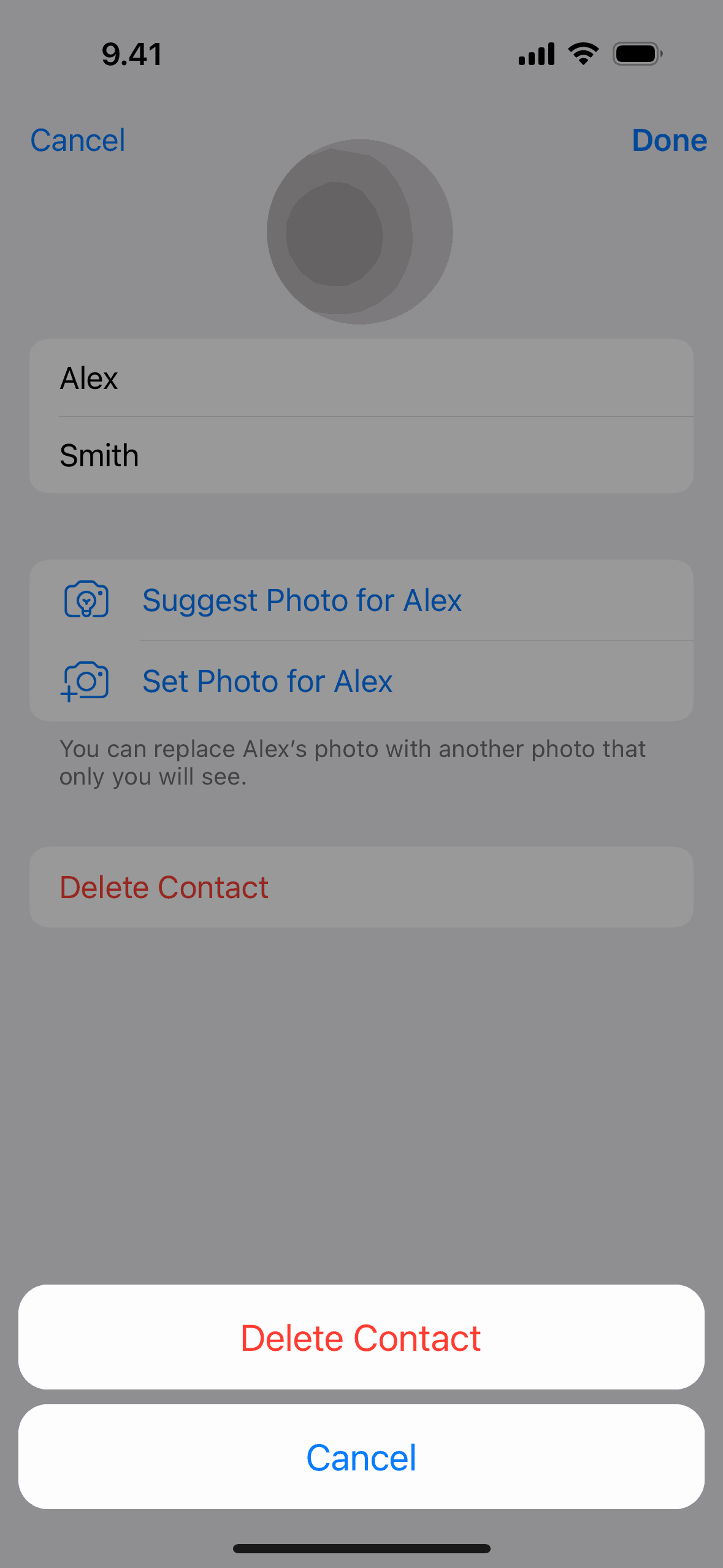 Telegram iOS Social Networking interface screenshot 8