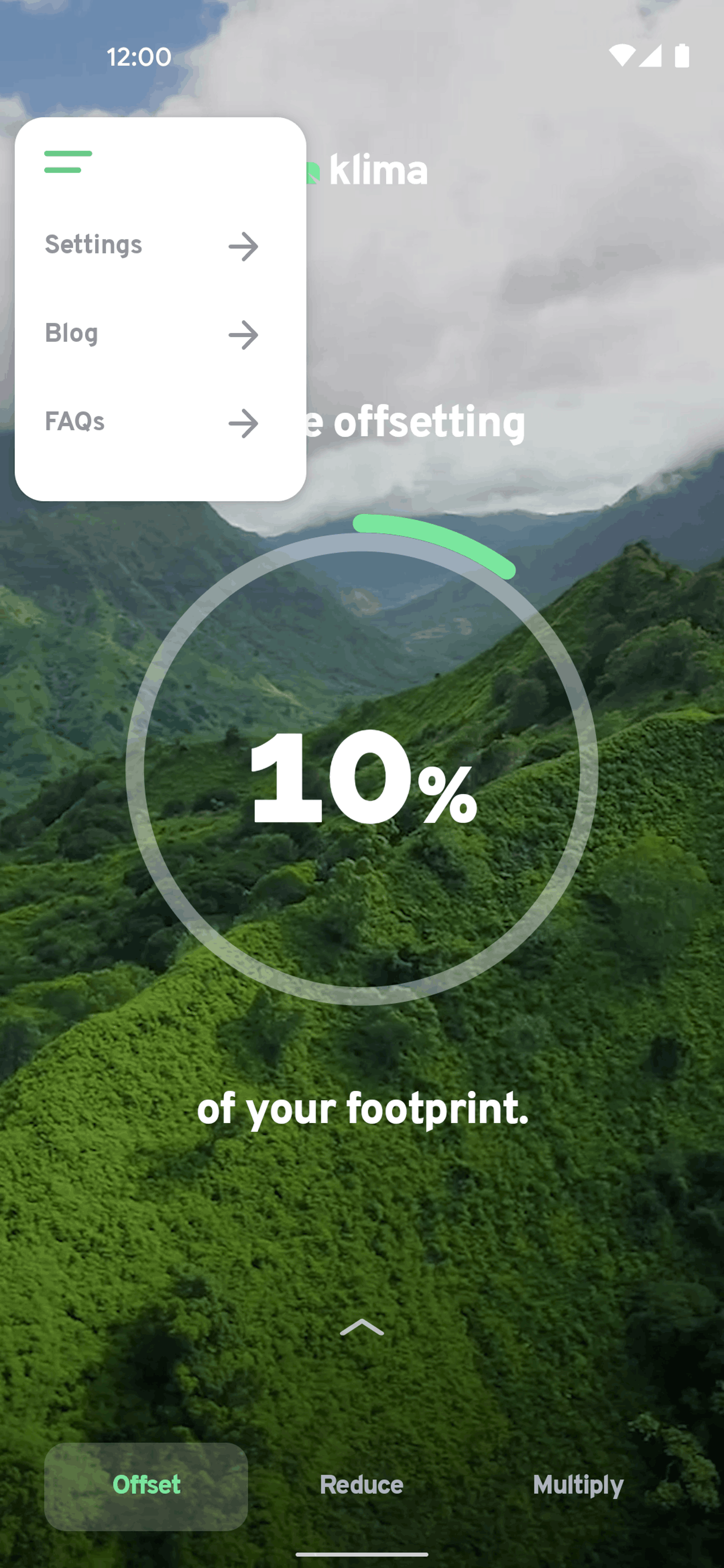 Klima Android Lifestyle interface screenshot 9