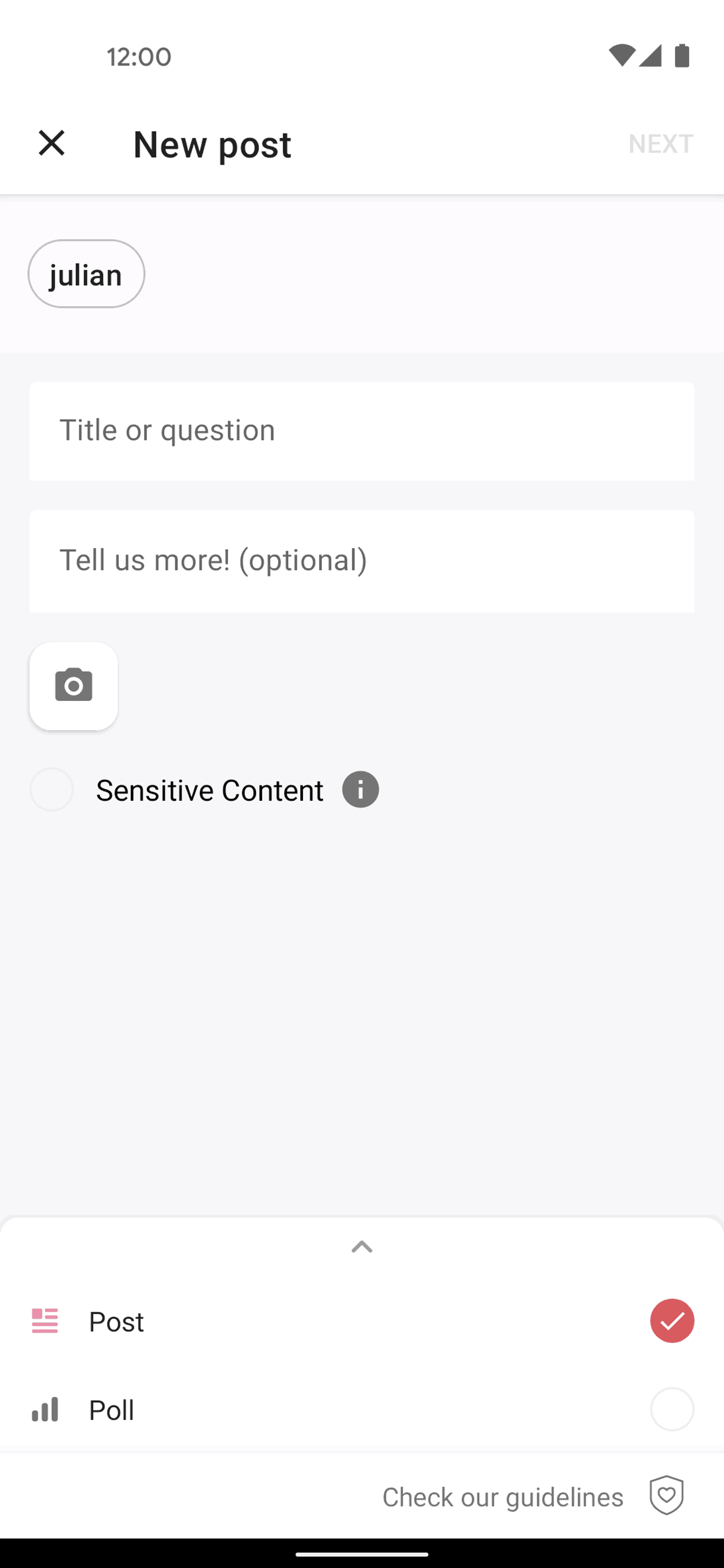 Peanut Android Social Networking interface screenshot 8