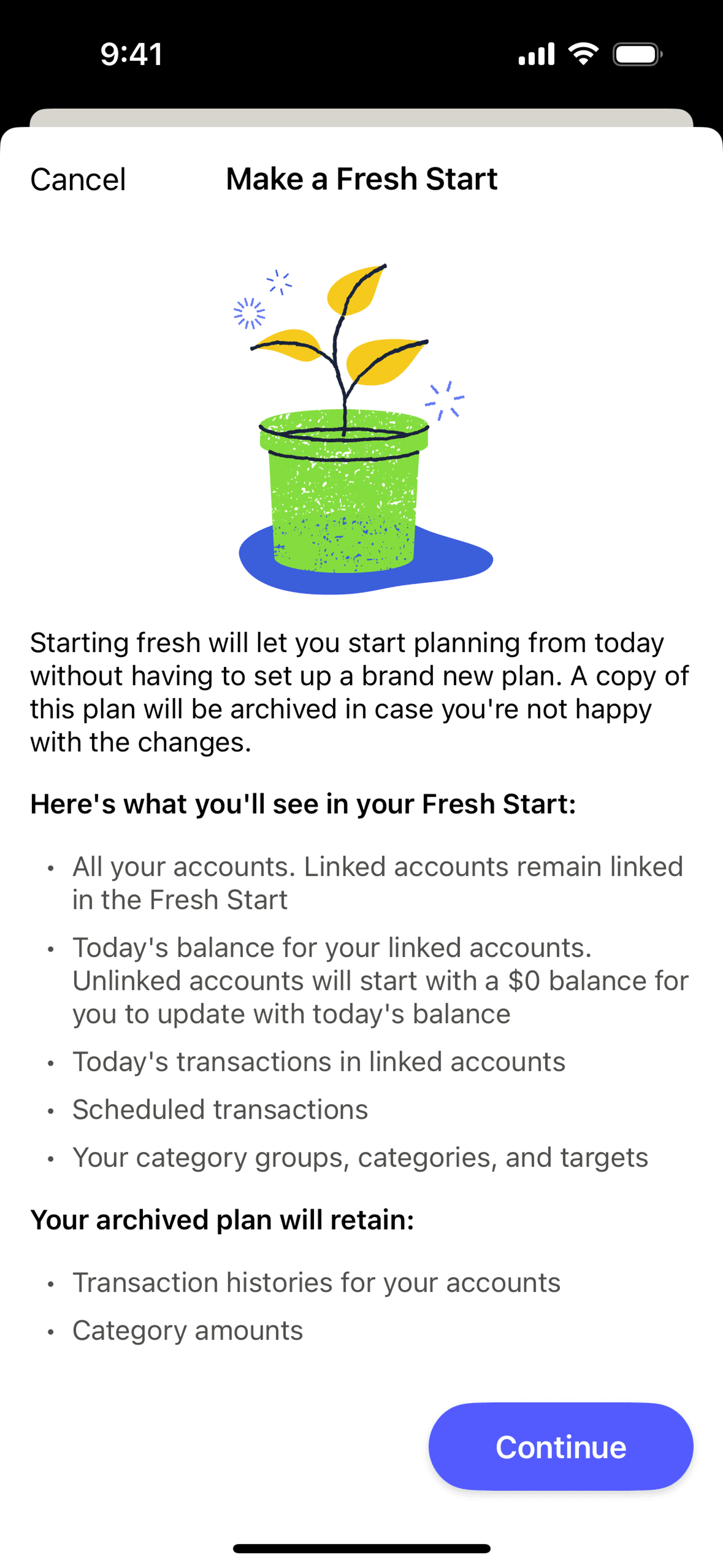 YNAB iOS Finance interface screenshot 22