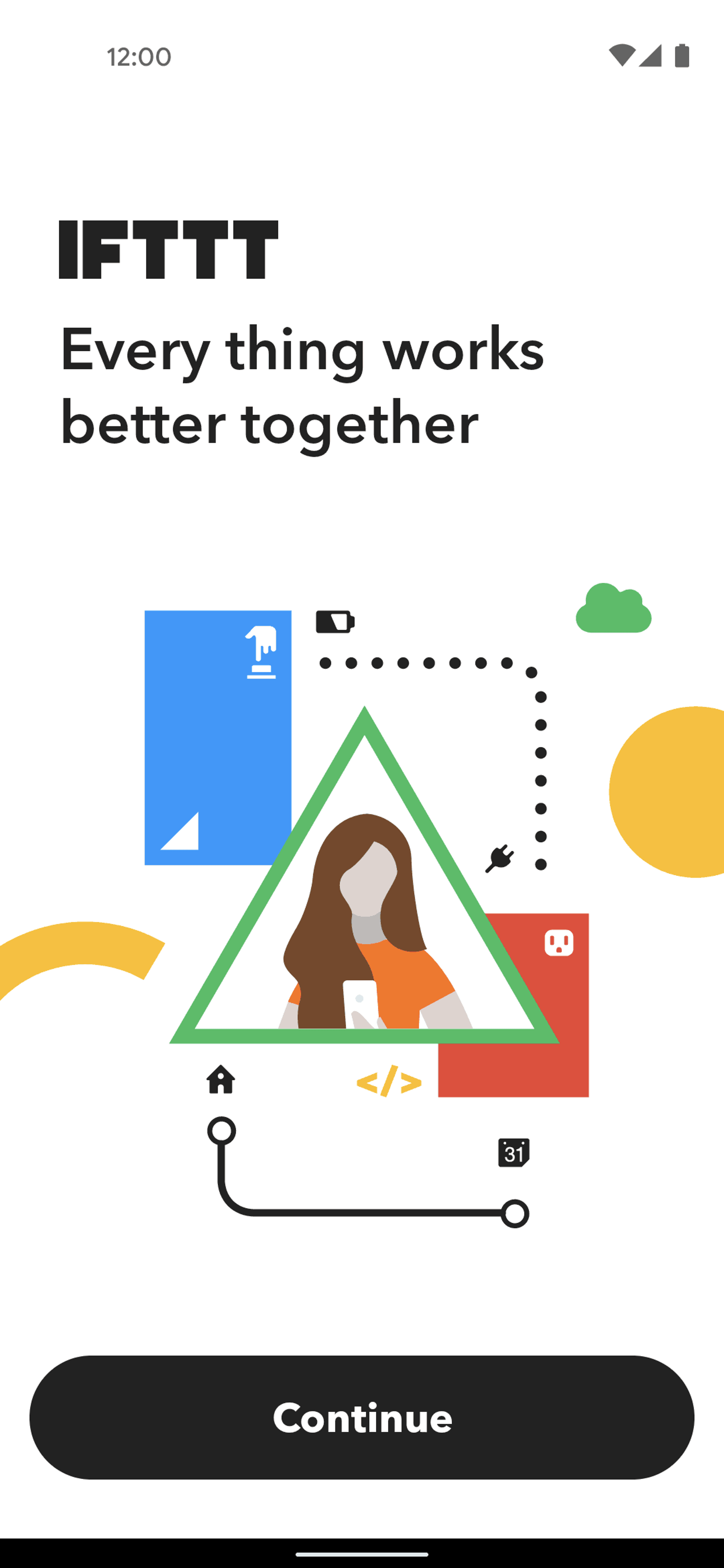 IFTTT Android Productivity interface screenshot 3