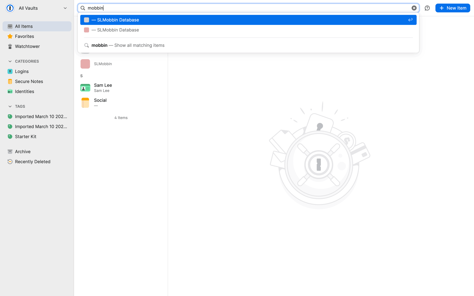 1Password Web Productivity interface screenshot 18