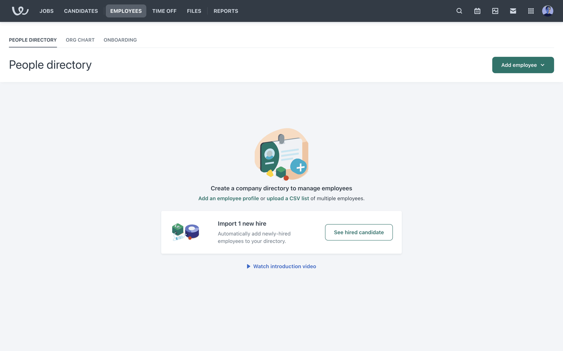 Workable Web AI interface screenshot 20