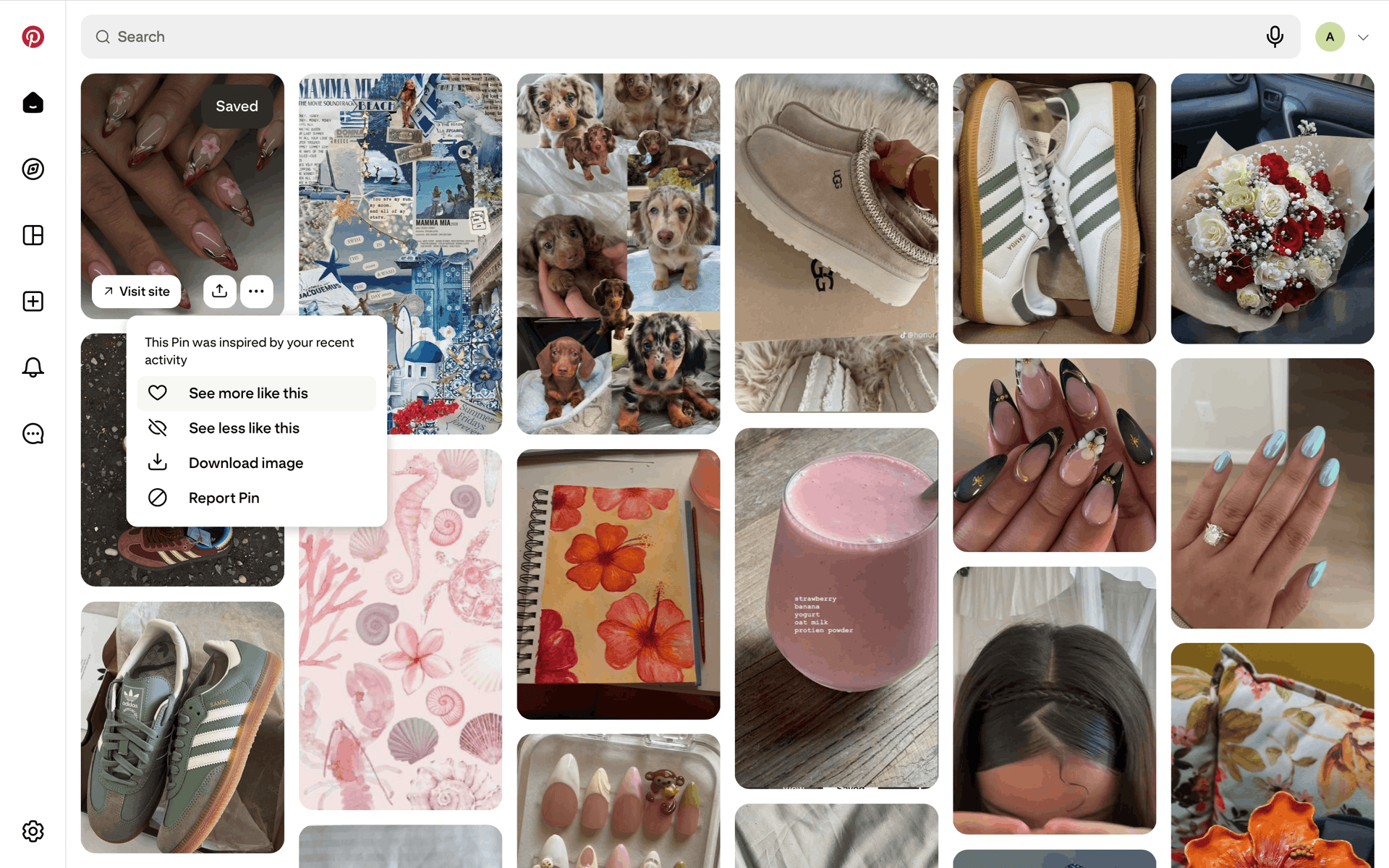 Pinterest Web Photo & Video interface screenshot 13