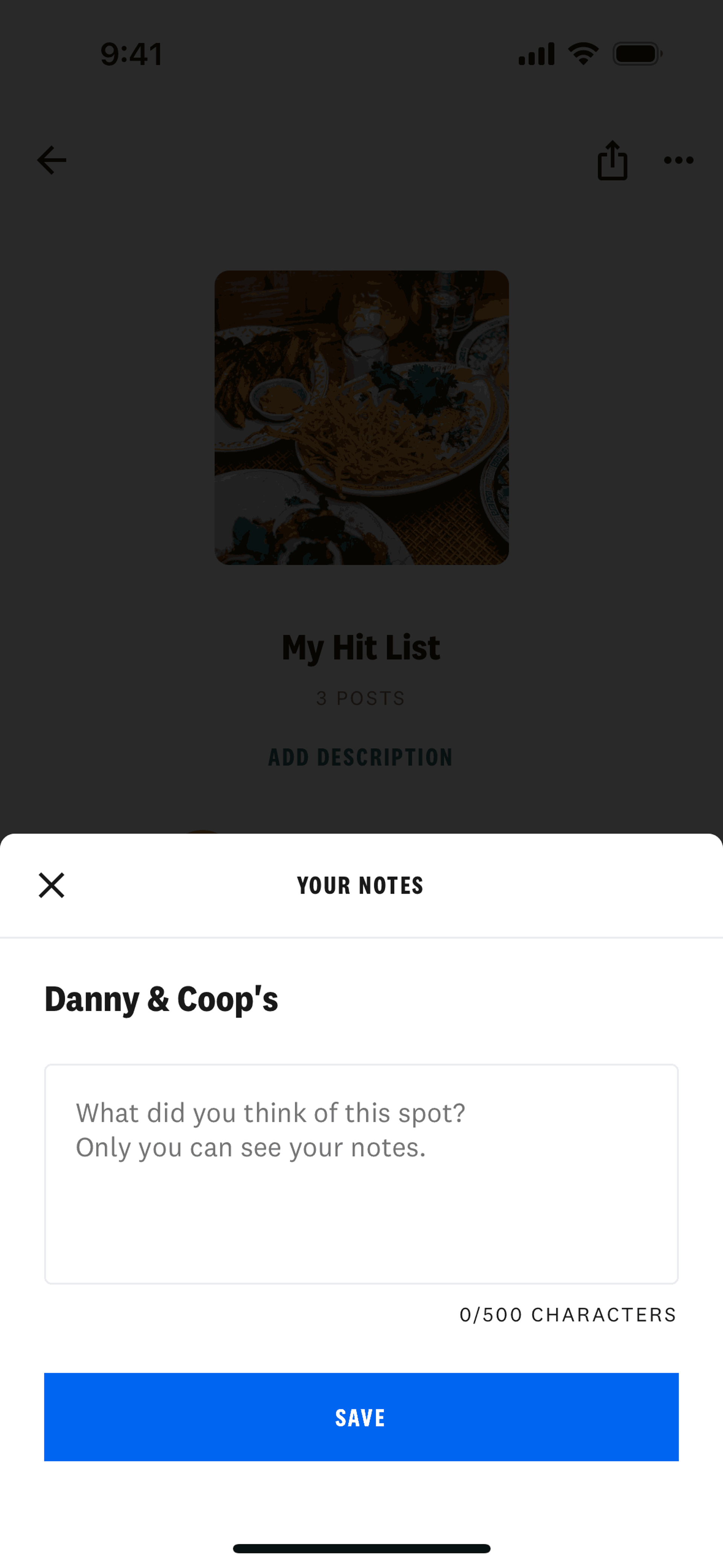 The Infatuation iOS Food & Drink interface screenshot 20