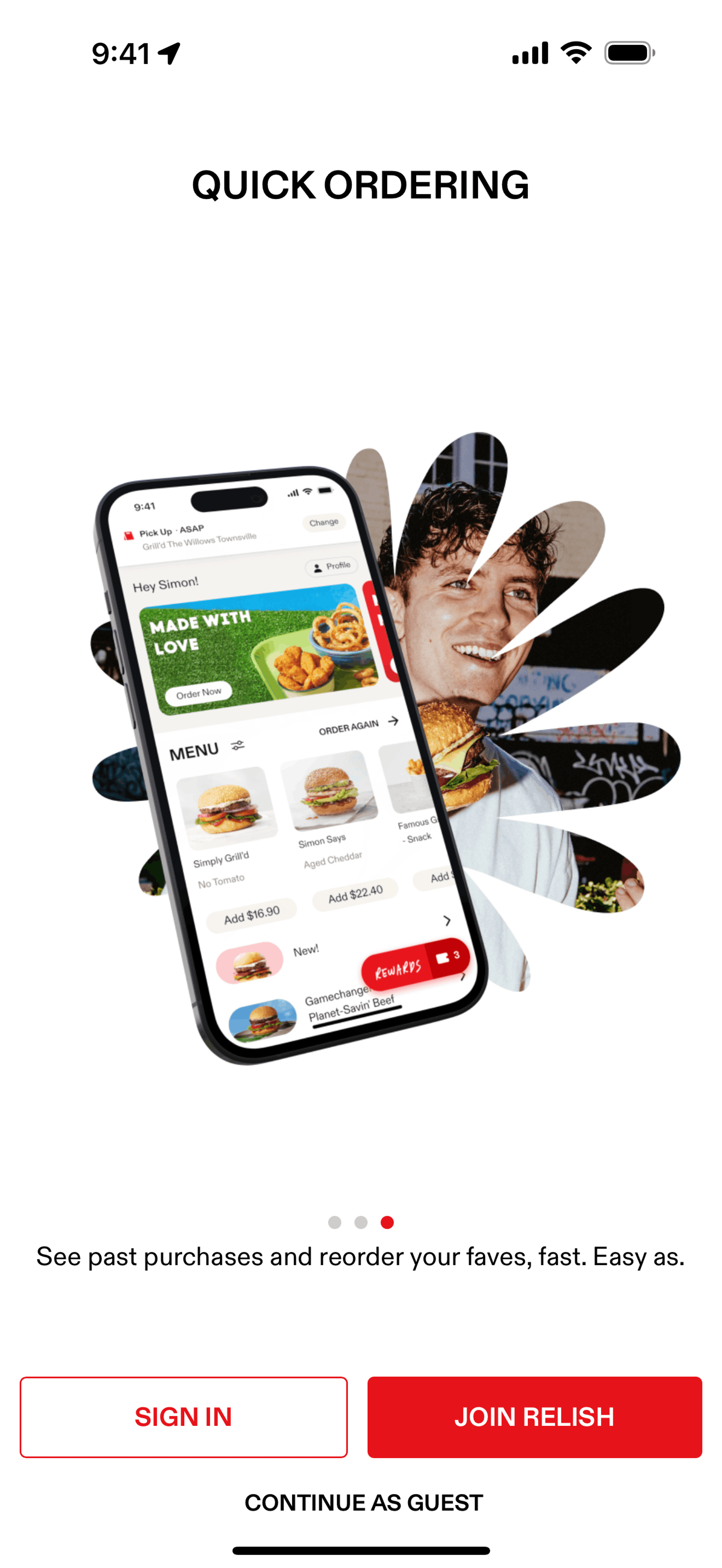 Grill'd iOS Food & Drink interface screenshot 3