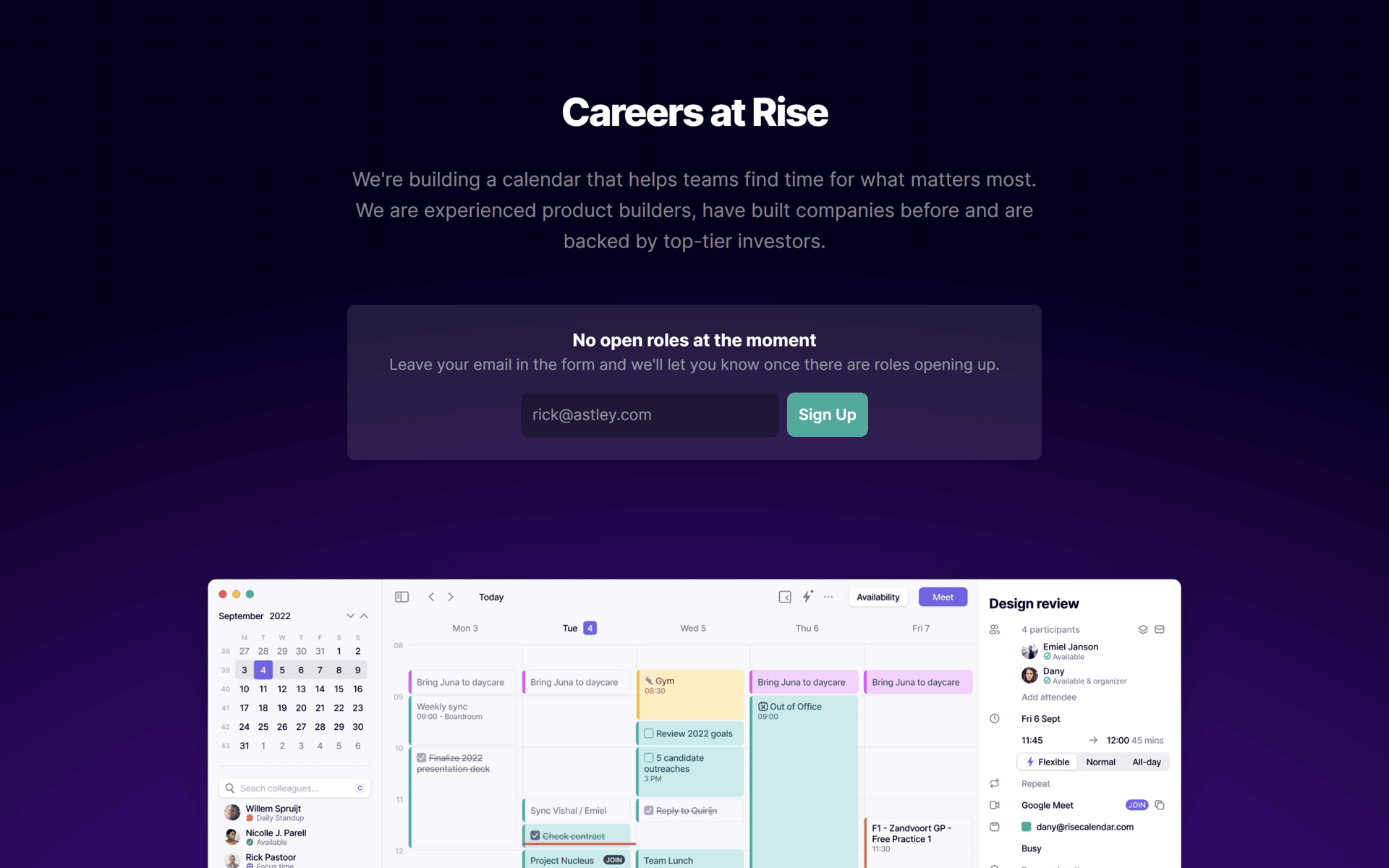 Rise Web Collaboration interface screenshot 23