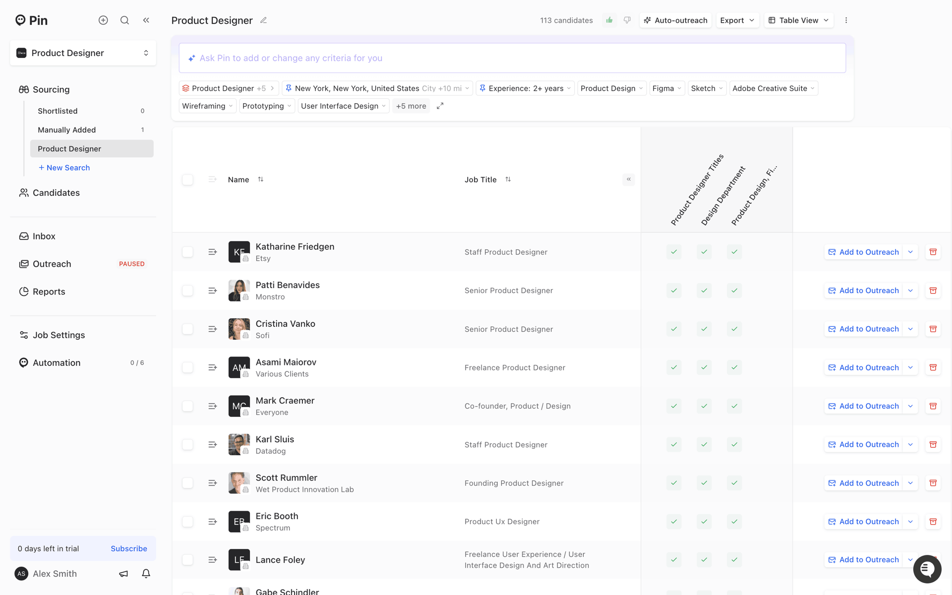 Pin Web AI interface screenshot 13