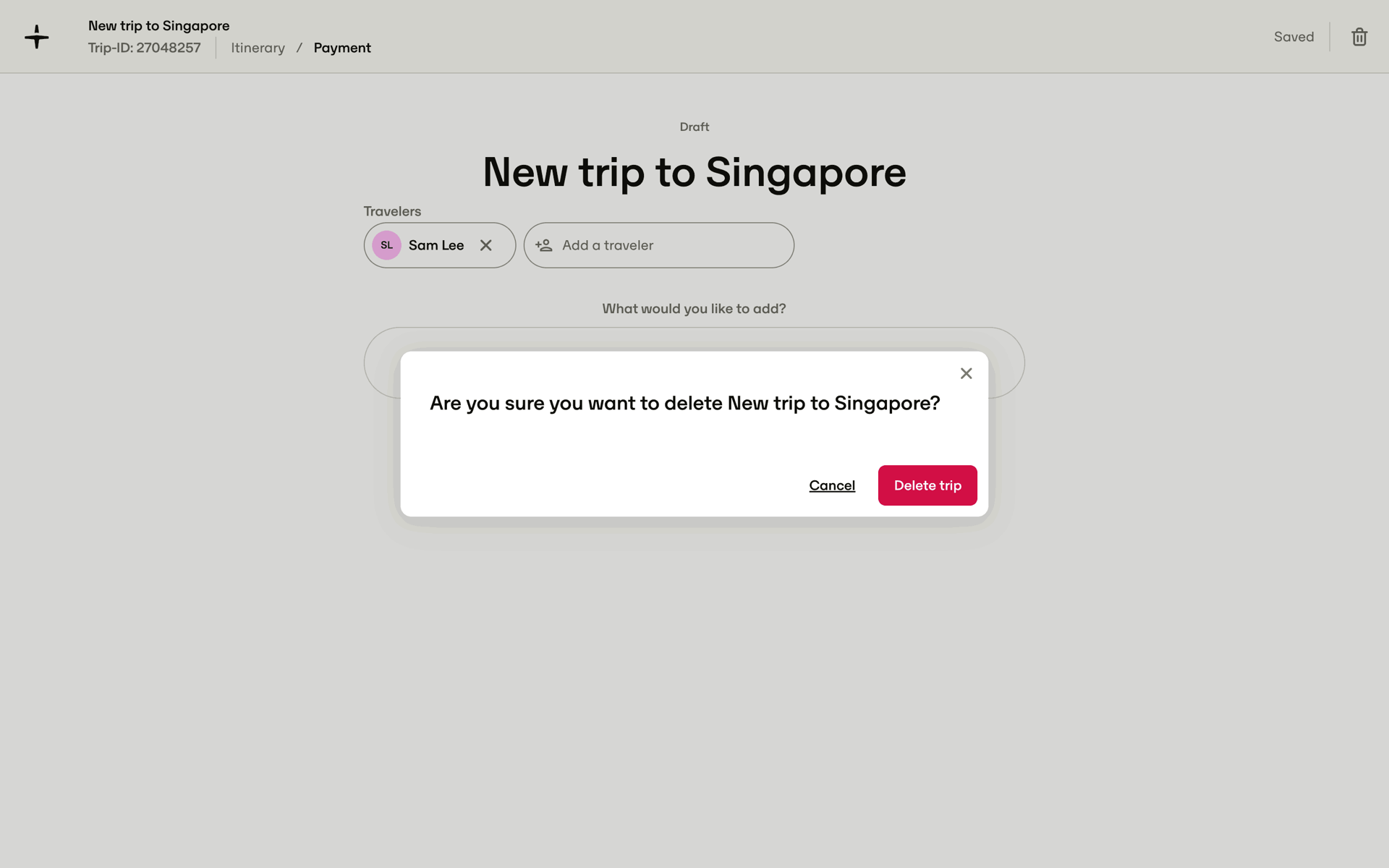 TravelPerk Web Travel & Transportation interface screenshot 9
