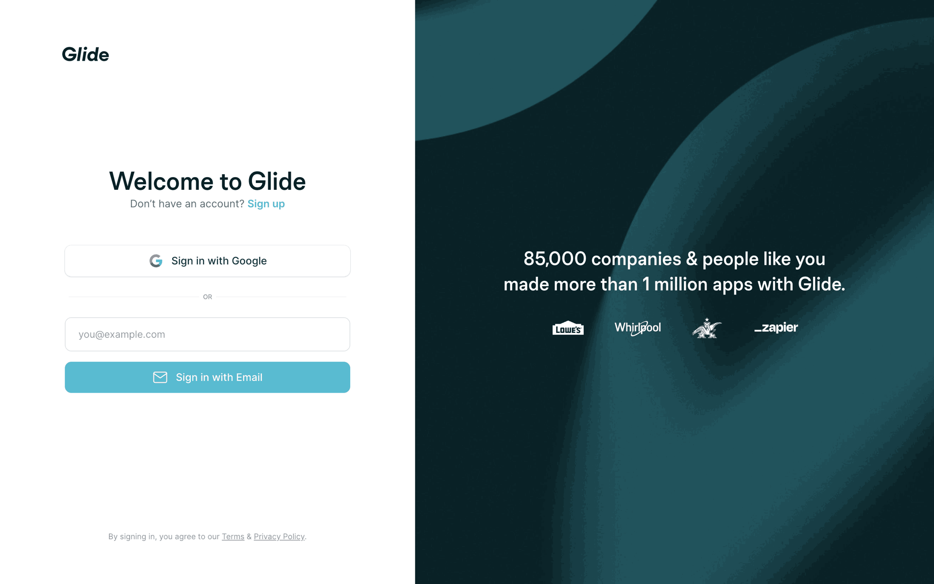 Glide Web Developer Tools interface screenshot 4