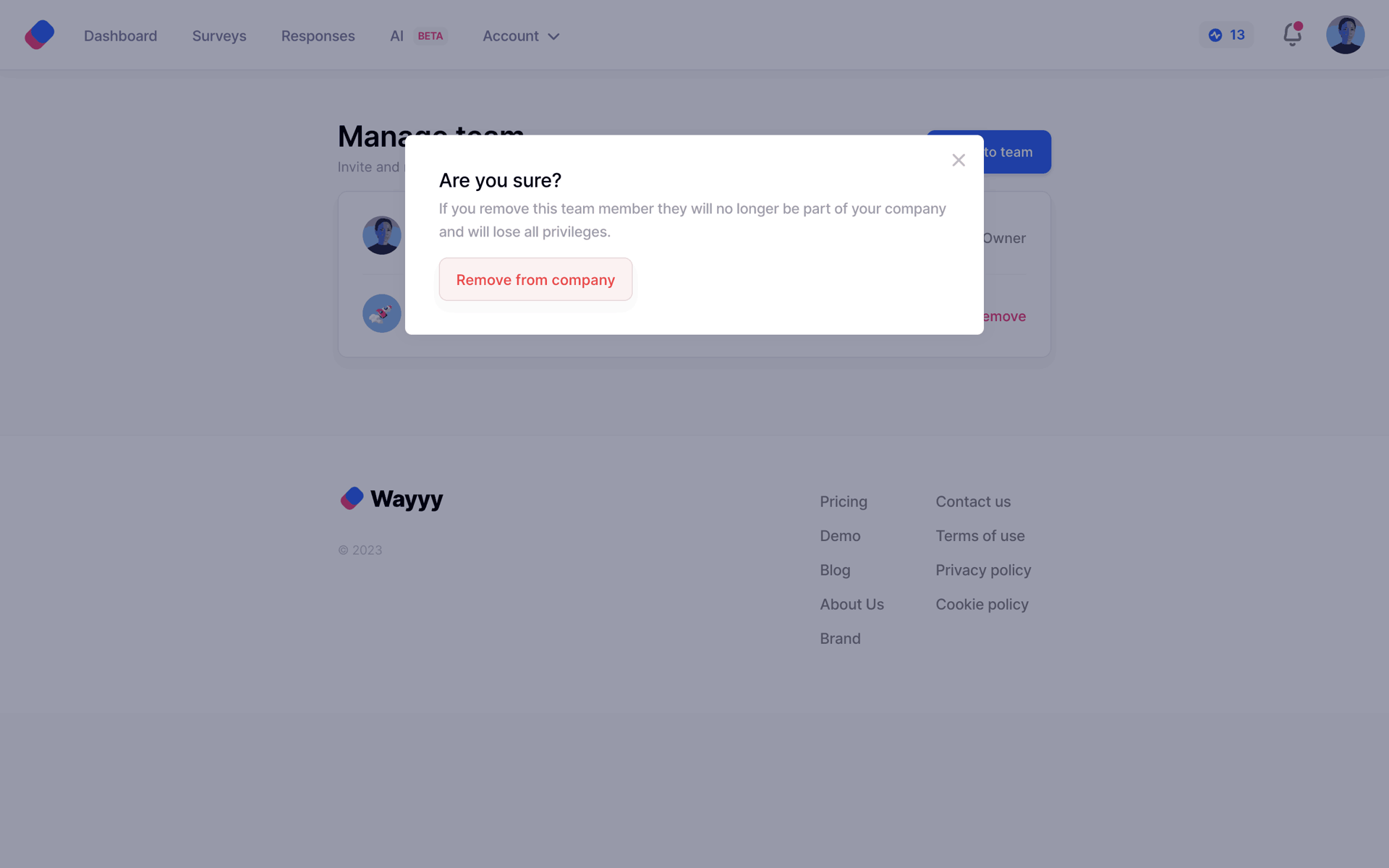 Wayyy Web AI interface screenshot 15