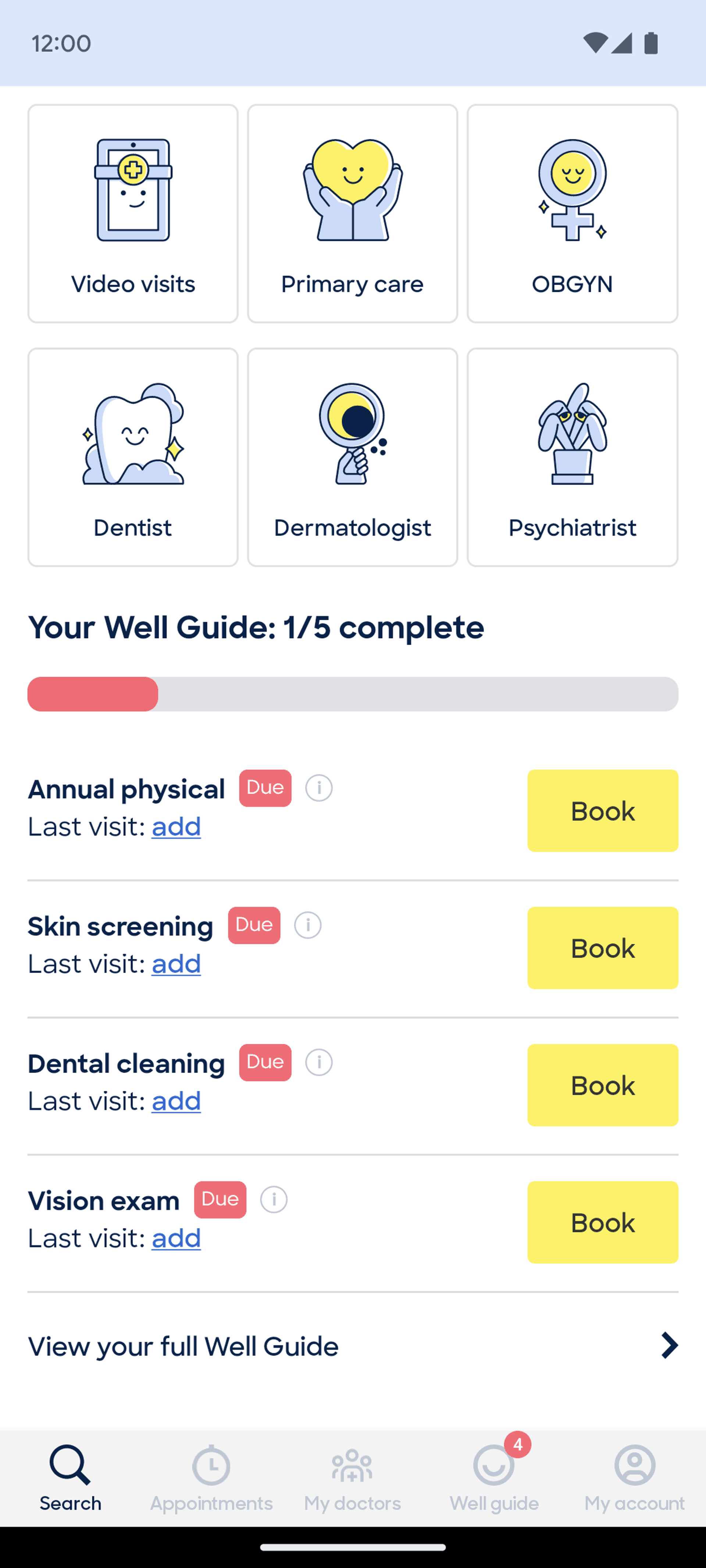 Zocdoc Android Medical interface screenshot 22