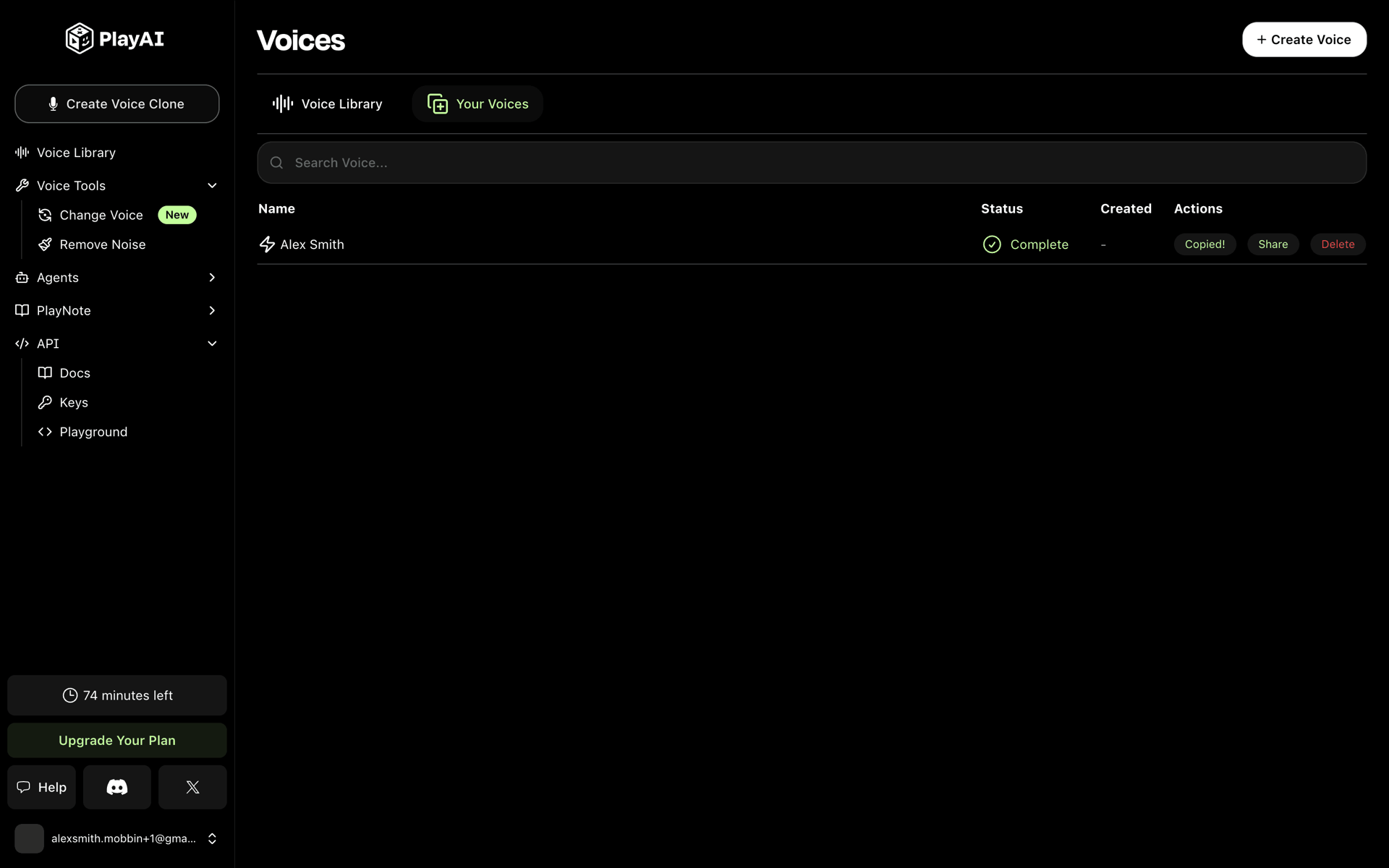 PlayAI Web AI interface screenshot 24