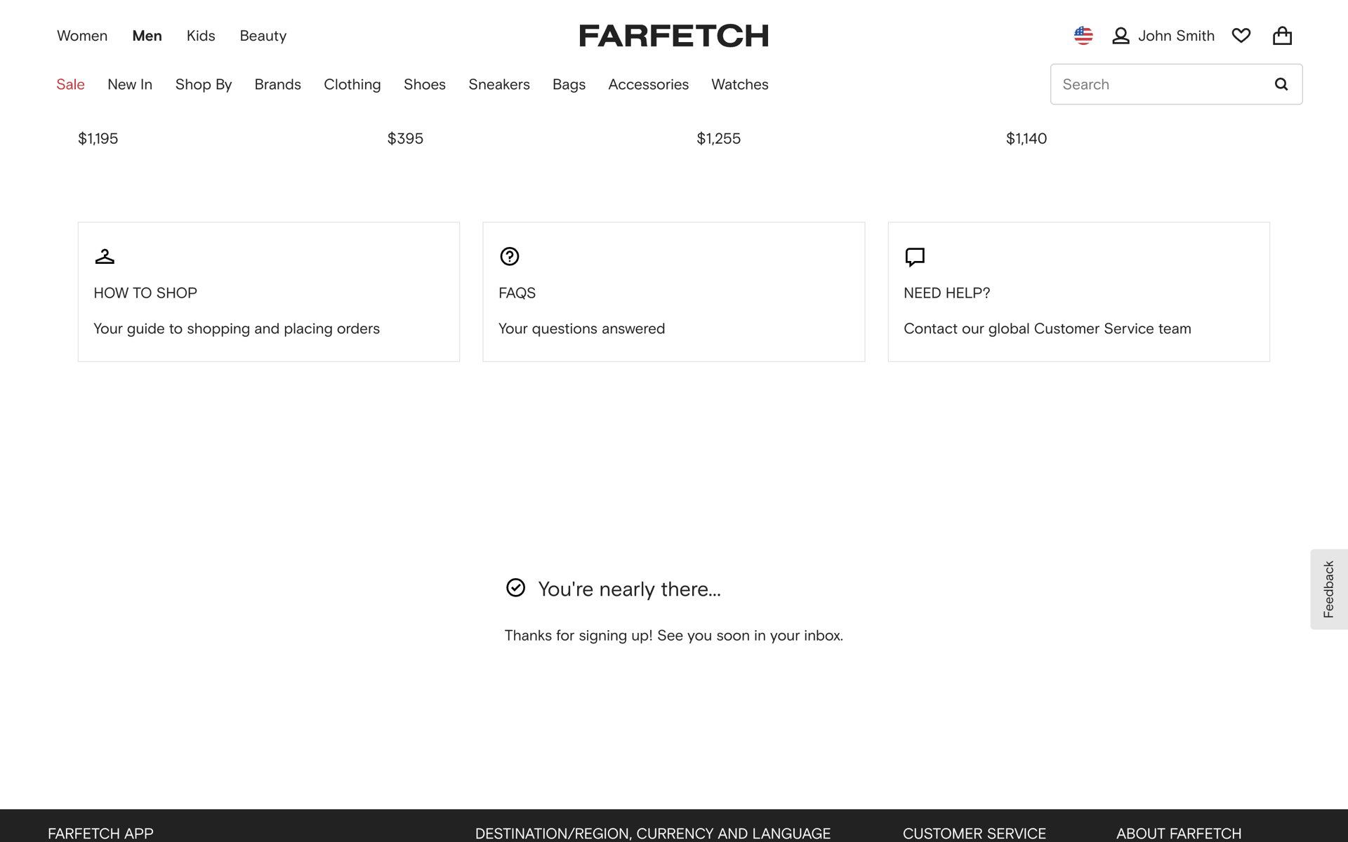 FARFETCH Web Shopping interface screenshot 18