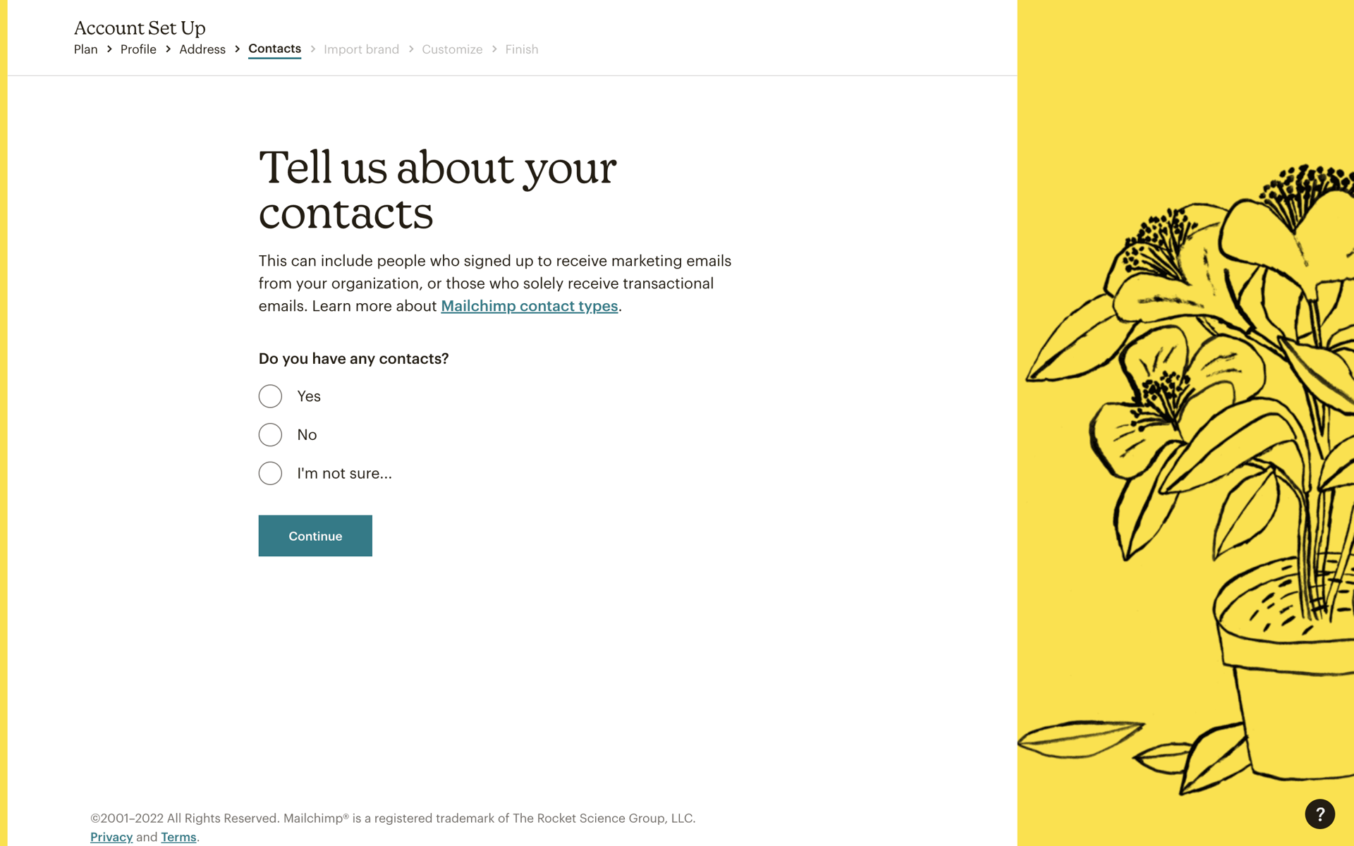 Mailchimp Web Business interface screenshot 18
