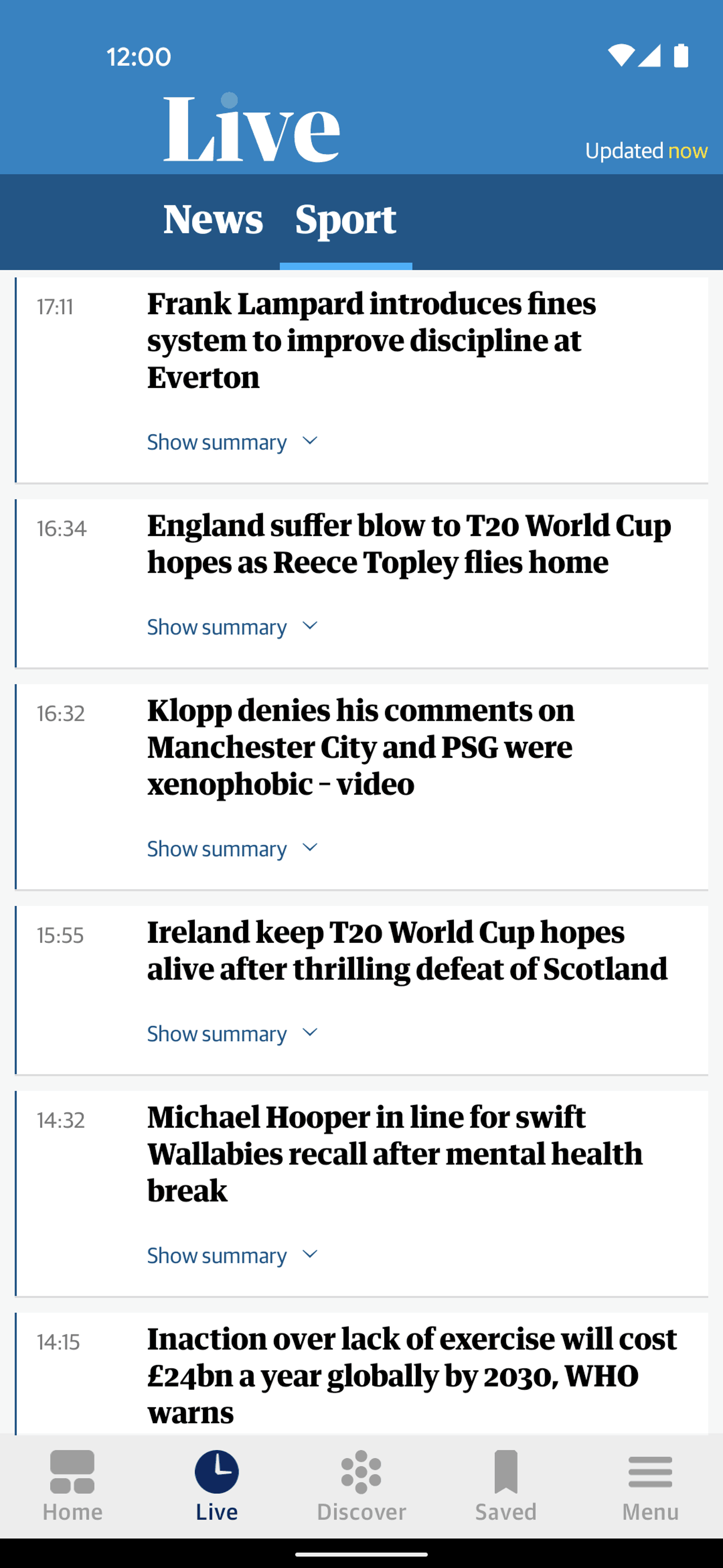 The Guardian Android News interface screenshot 7