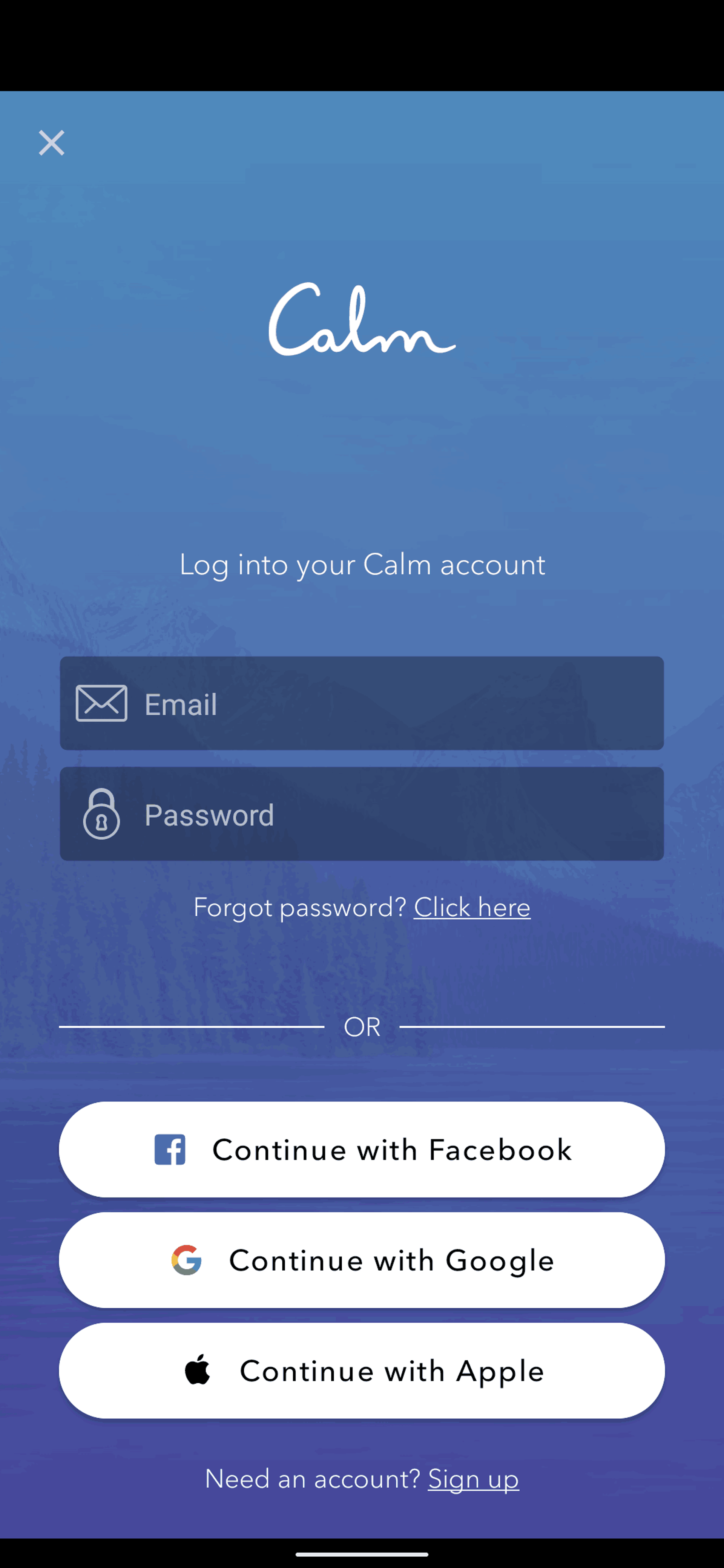 Calm Android Health & Fitness interface screenshot 7