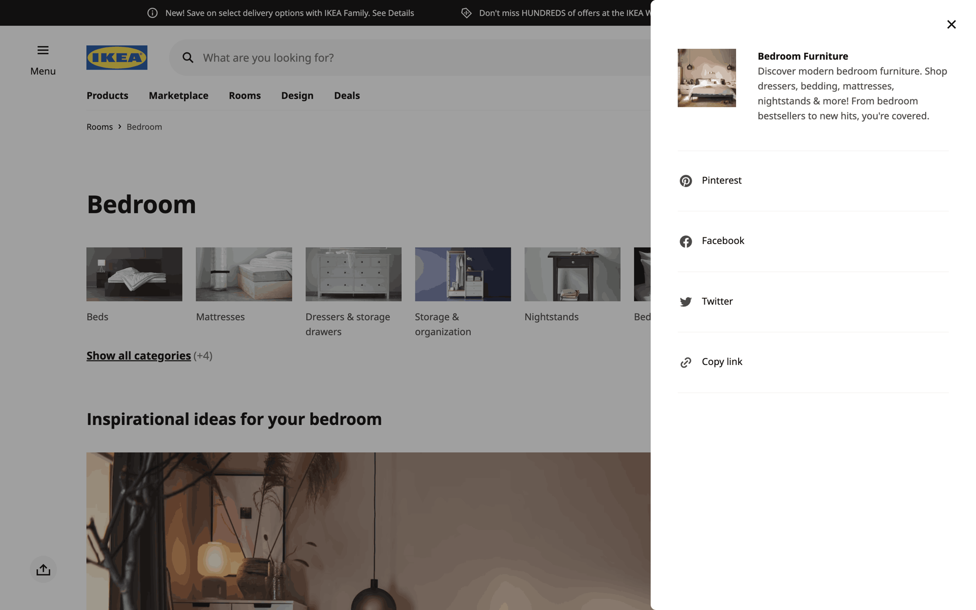 IKEA Web Shopping interface screenshot 13