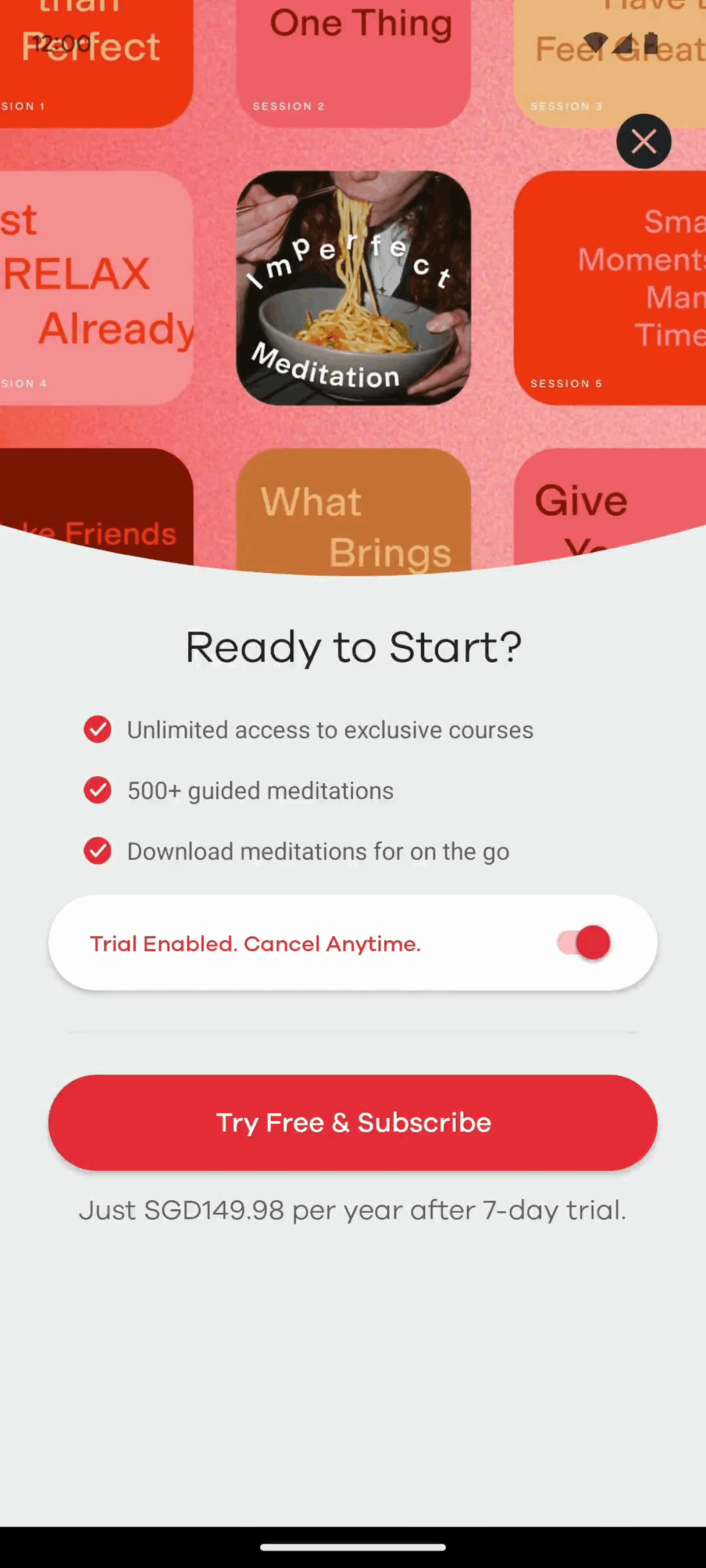 Ten Percent Happier Android Health & Fitness interface screenshot 14