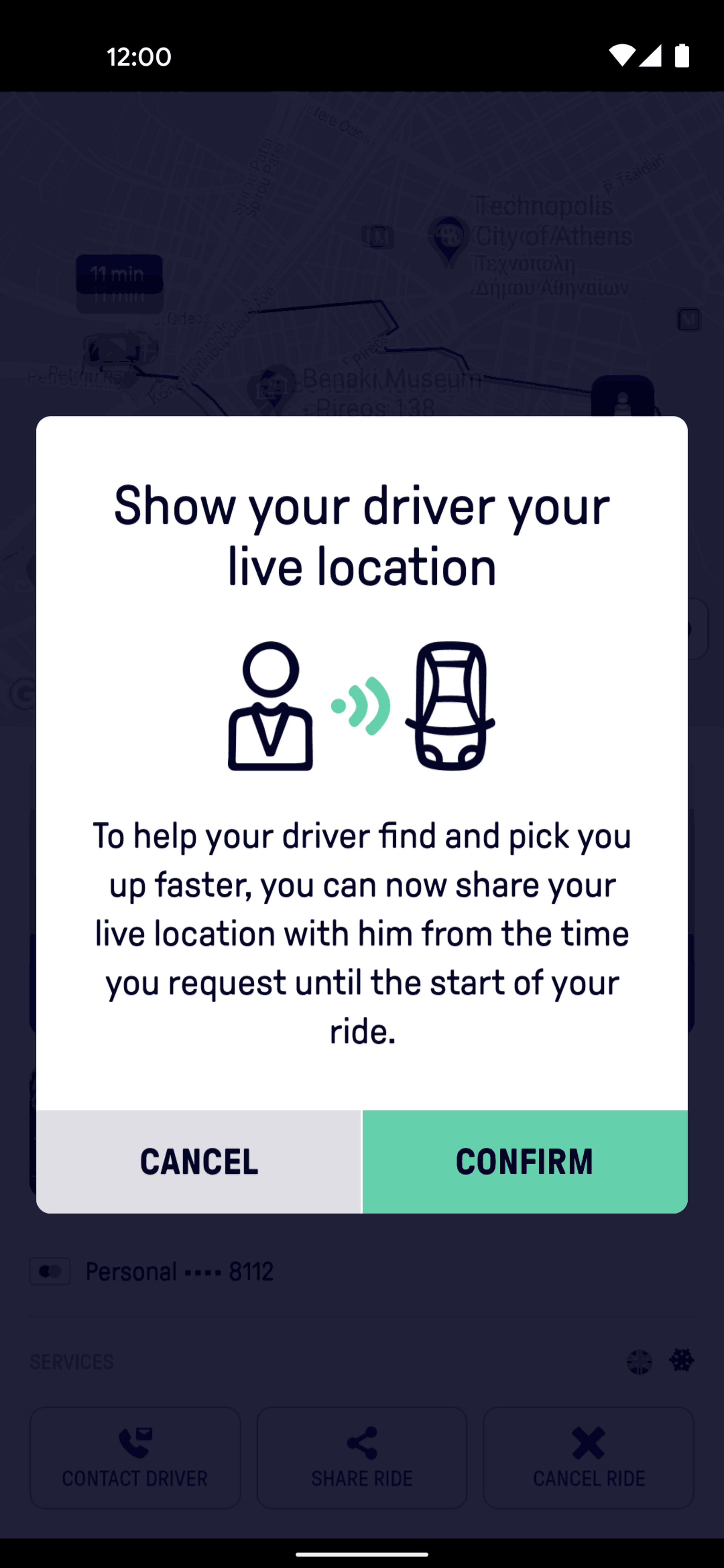 Beat Passenger Android Travel & Transportation interface screenshot 5
