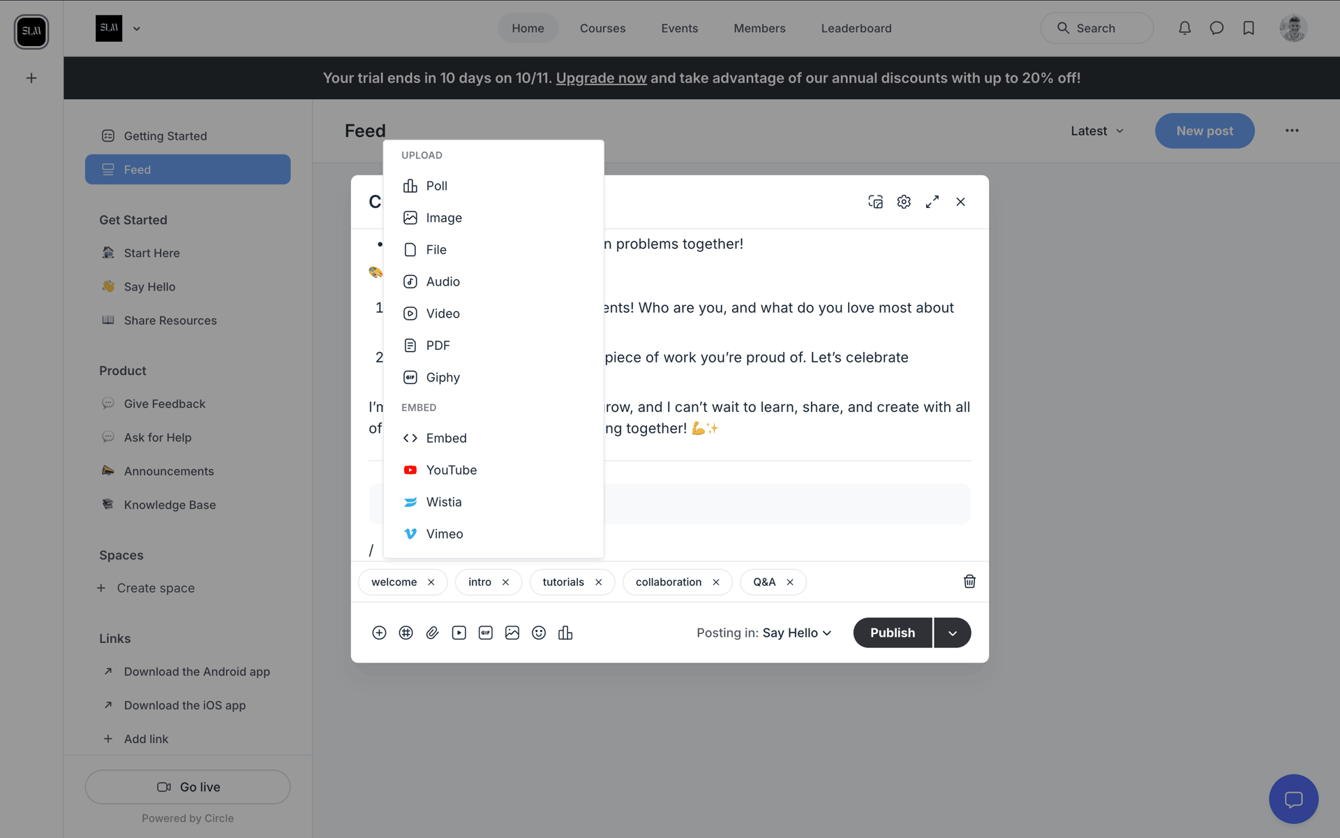 Circle Web Social Networking interface screenshot 17