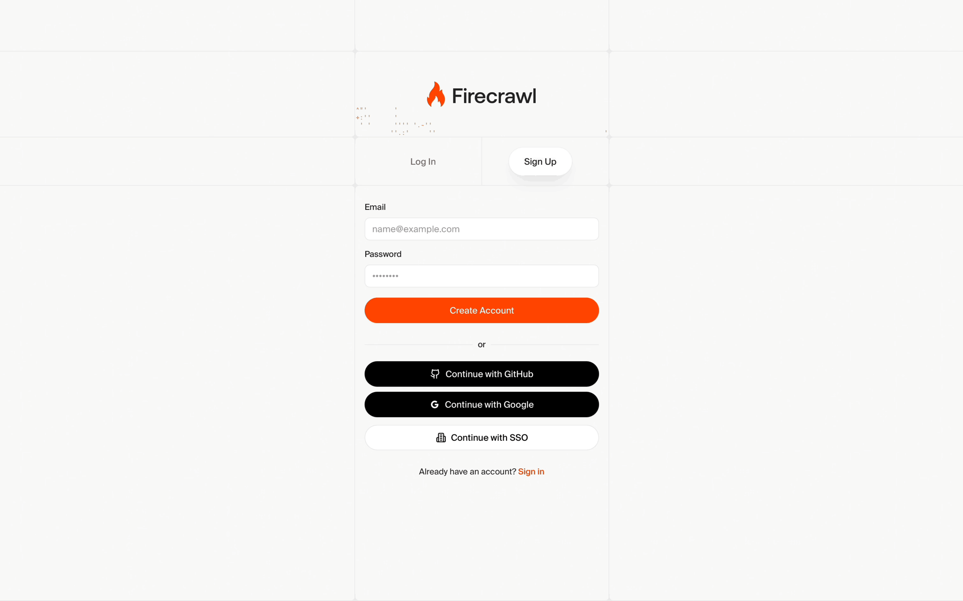 Firecrawl Web Developer Tools interface screenshot 8