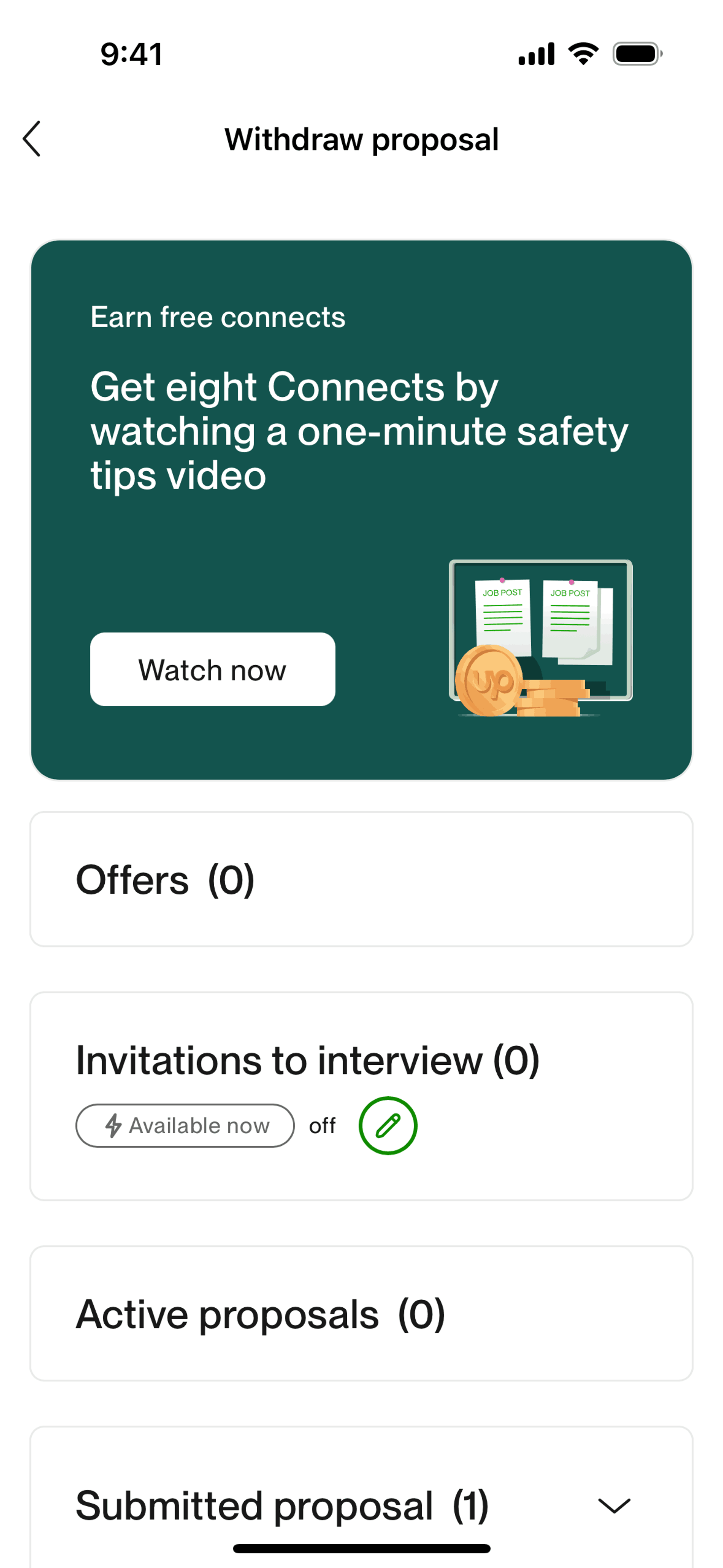 Upwork iOS Business interface screenshot 11