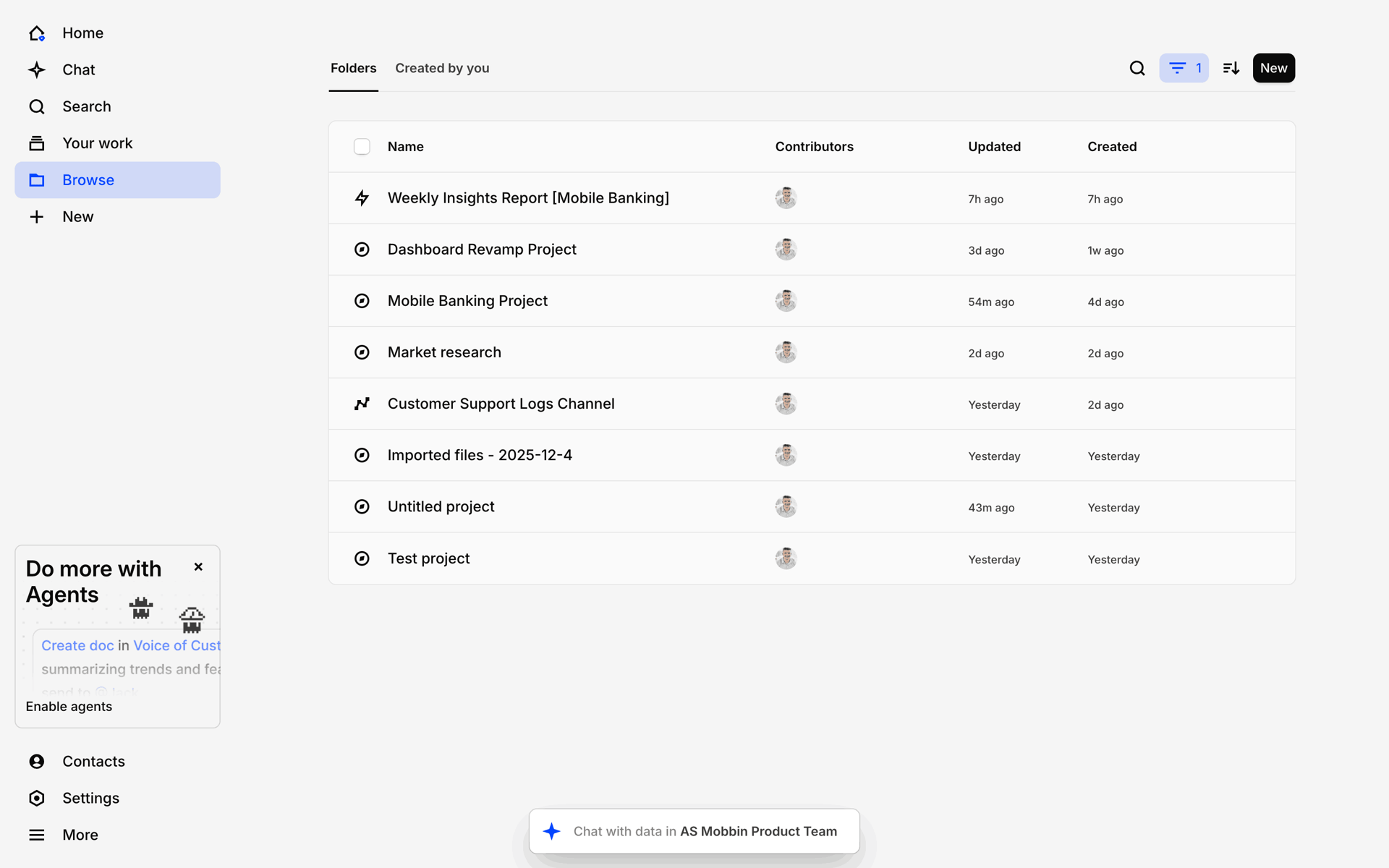 Dovetail Web Business interface screenshot 9