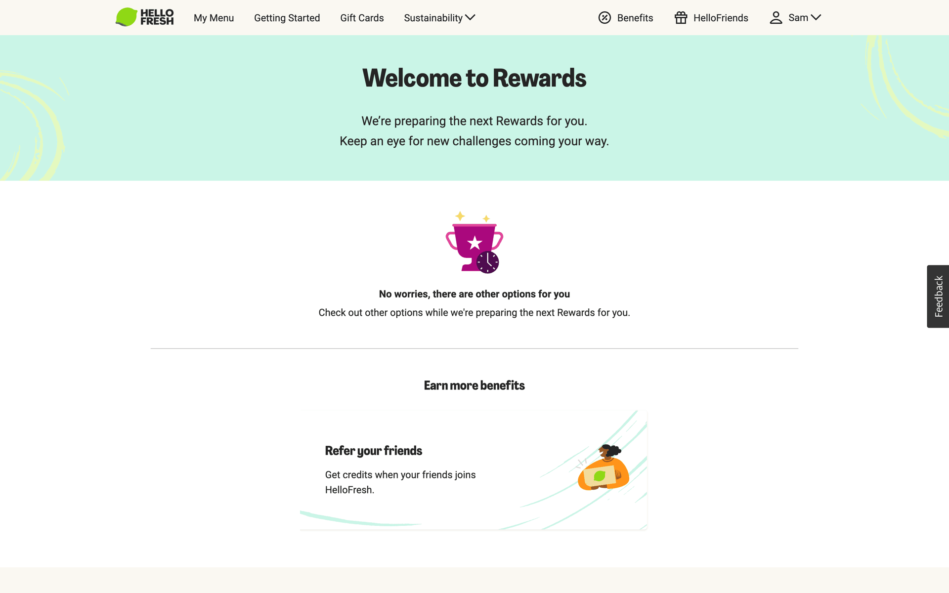 HelloFresh Web Lifestyle interface screenshot 4