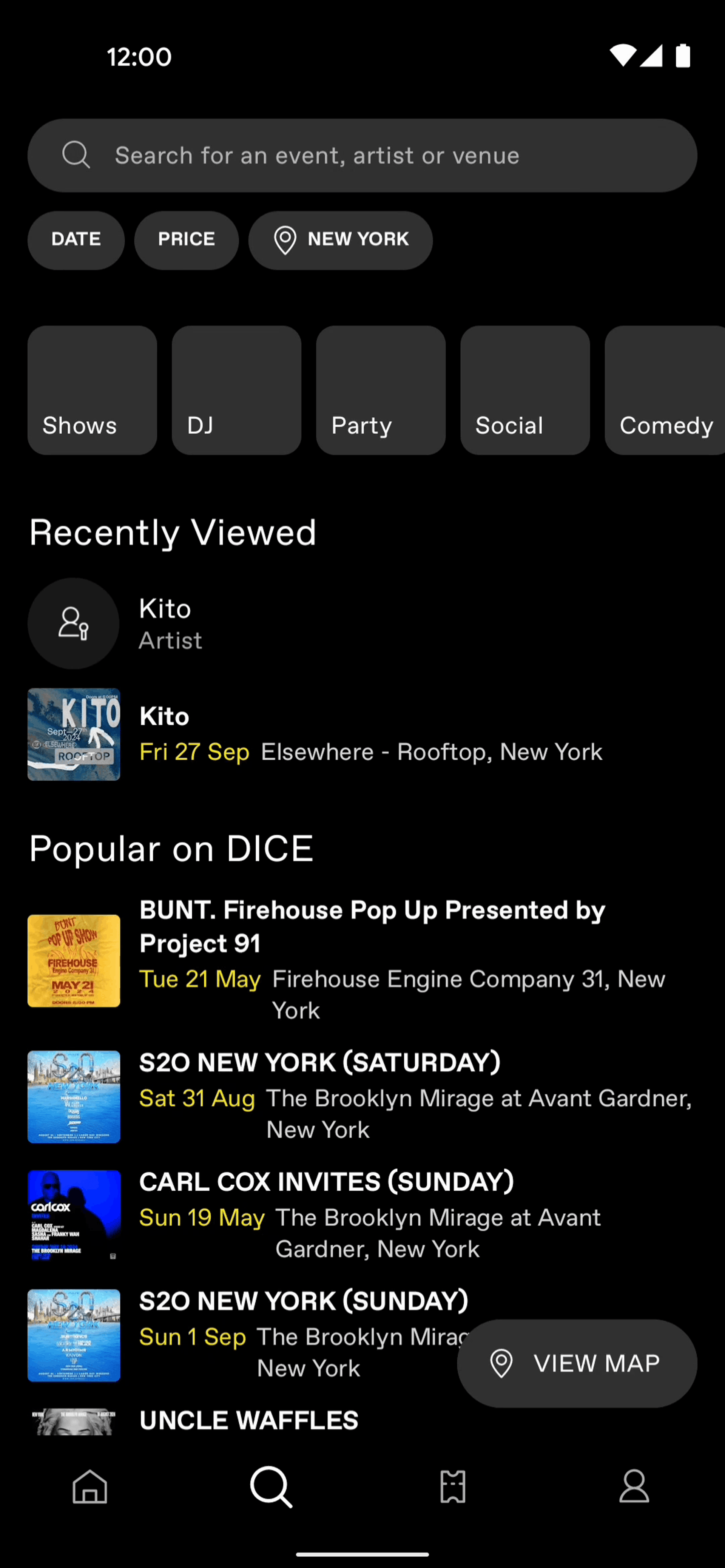 DICE Android Entertainment interface screenshot 11