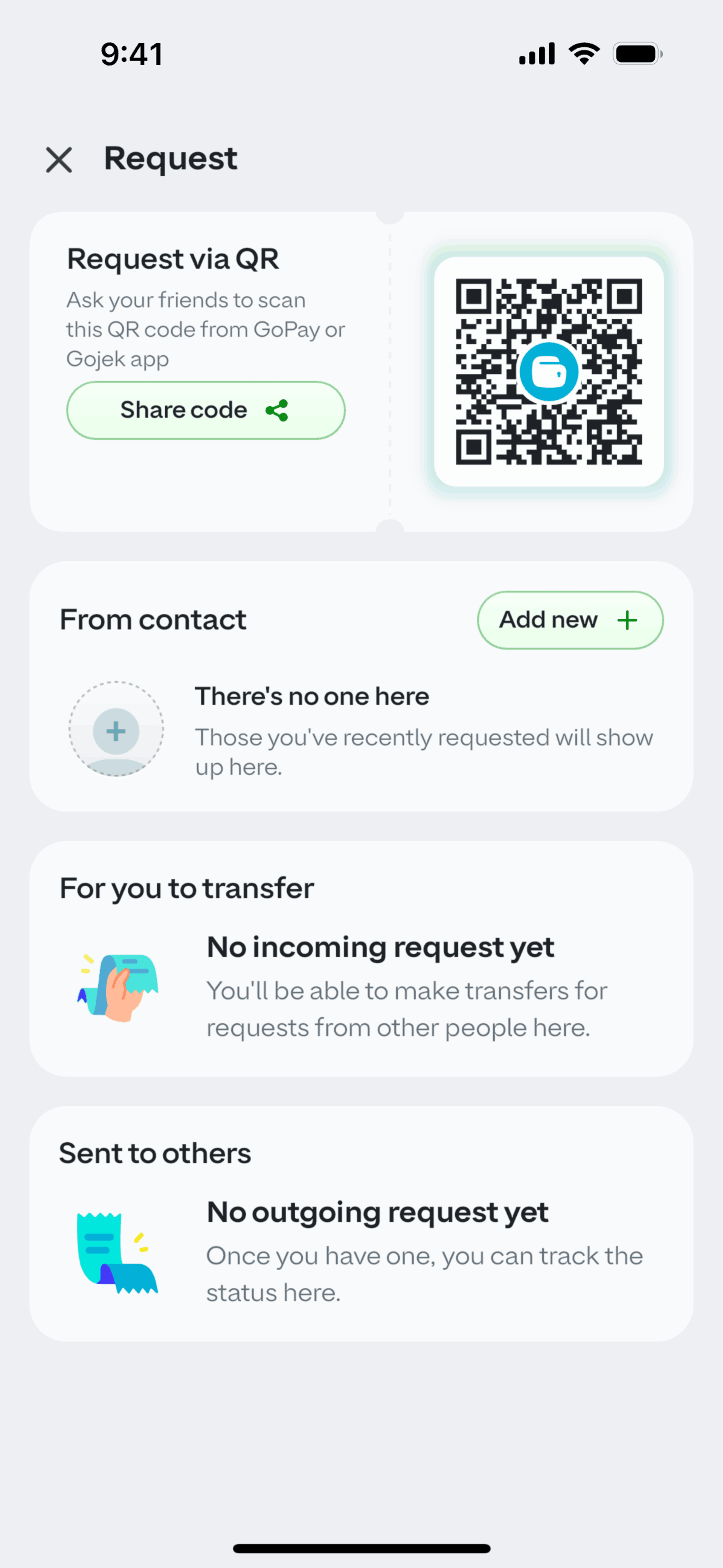 GoPay iOS Finance interface screenshot 8